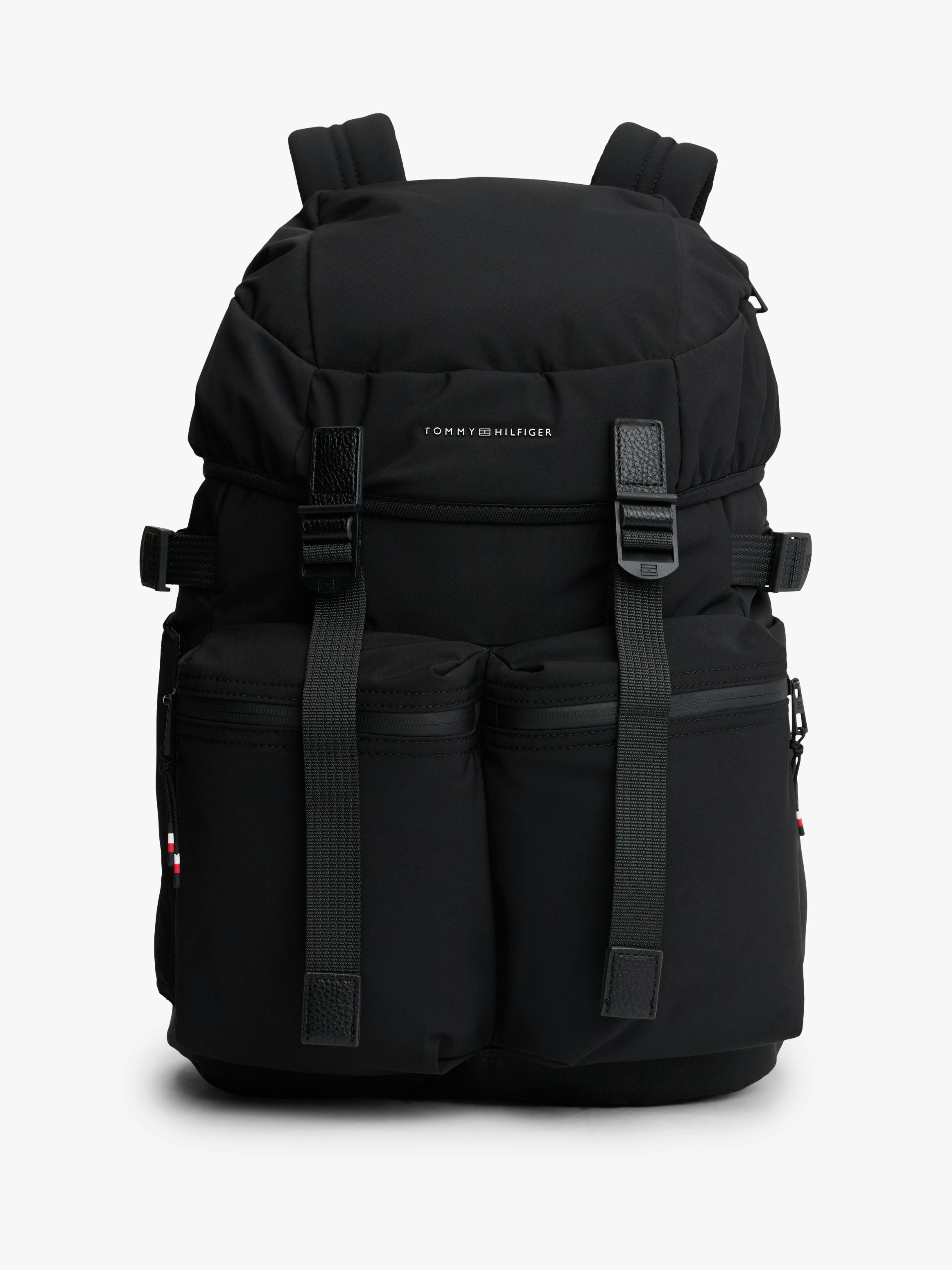 Textile Logo Travel Flap Backpack | Bags | Tommy Hilfiger