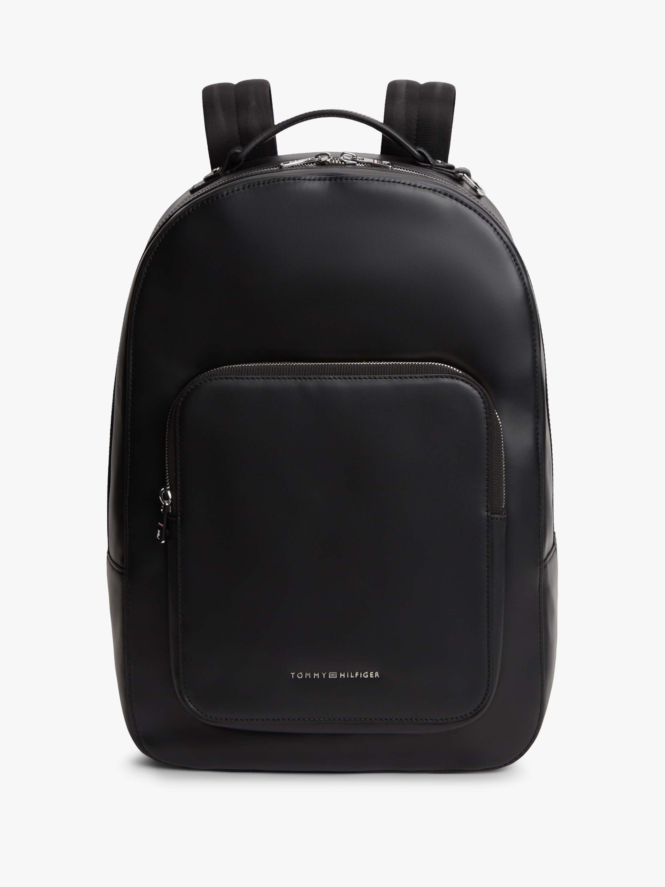 TH Business Leather Dome Backpack