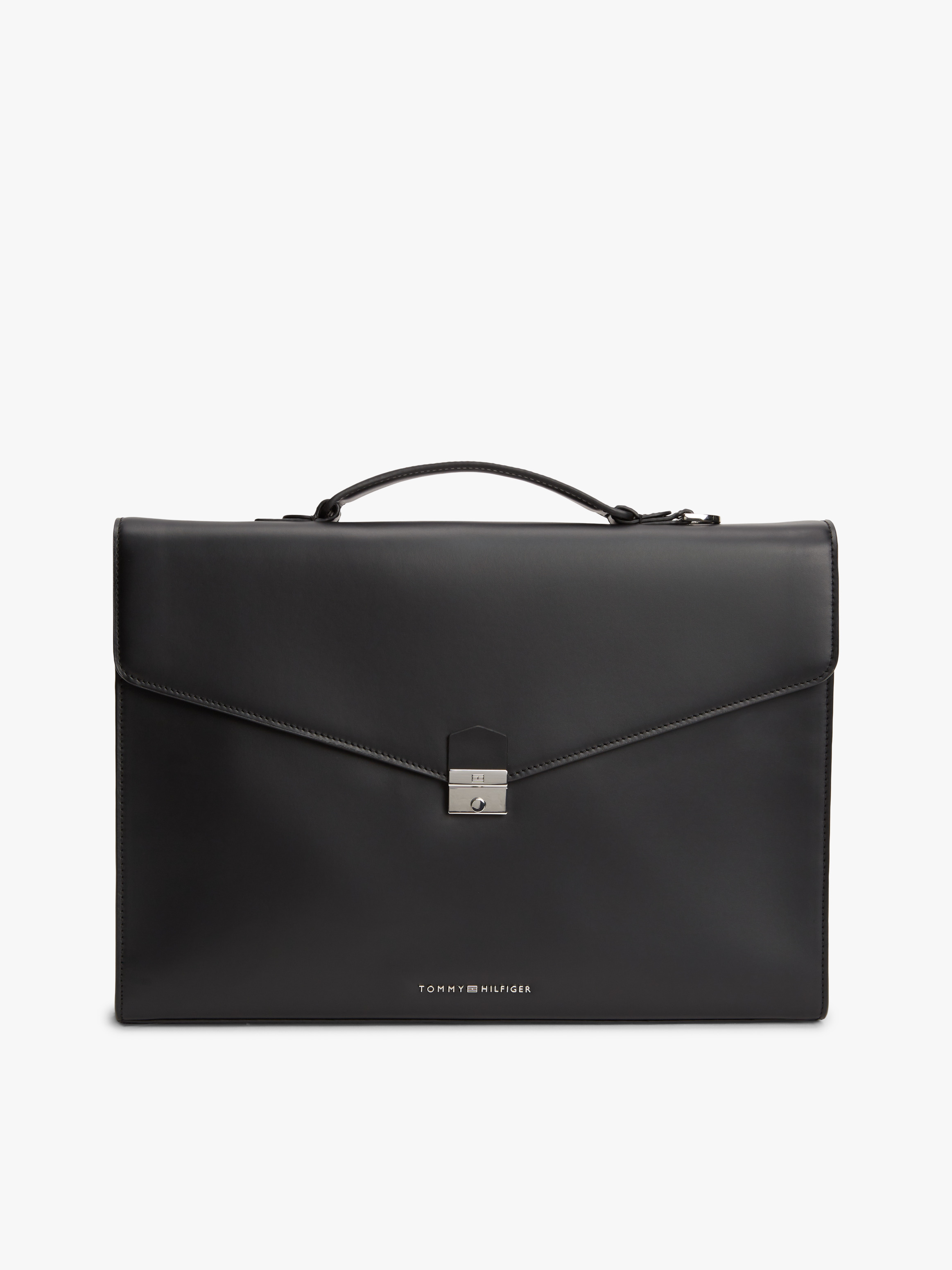 TH Business Leather Laptop Bag