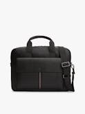 Flap Pocket Pebble Grain Laptop Bag