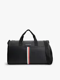 Metallic Logo Signature Tape Duffel Bag
