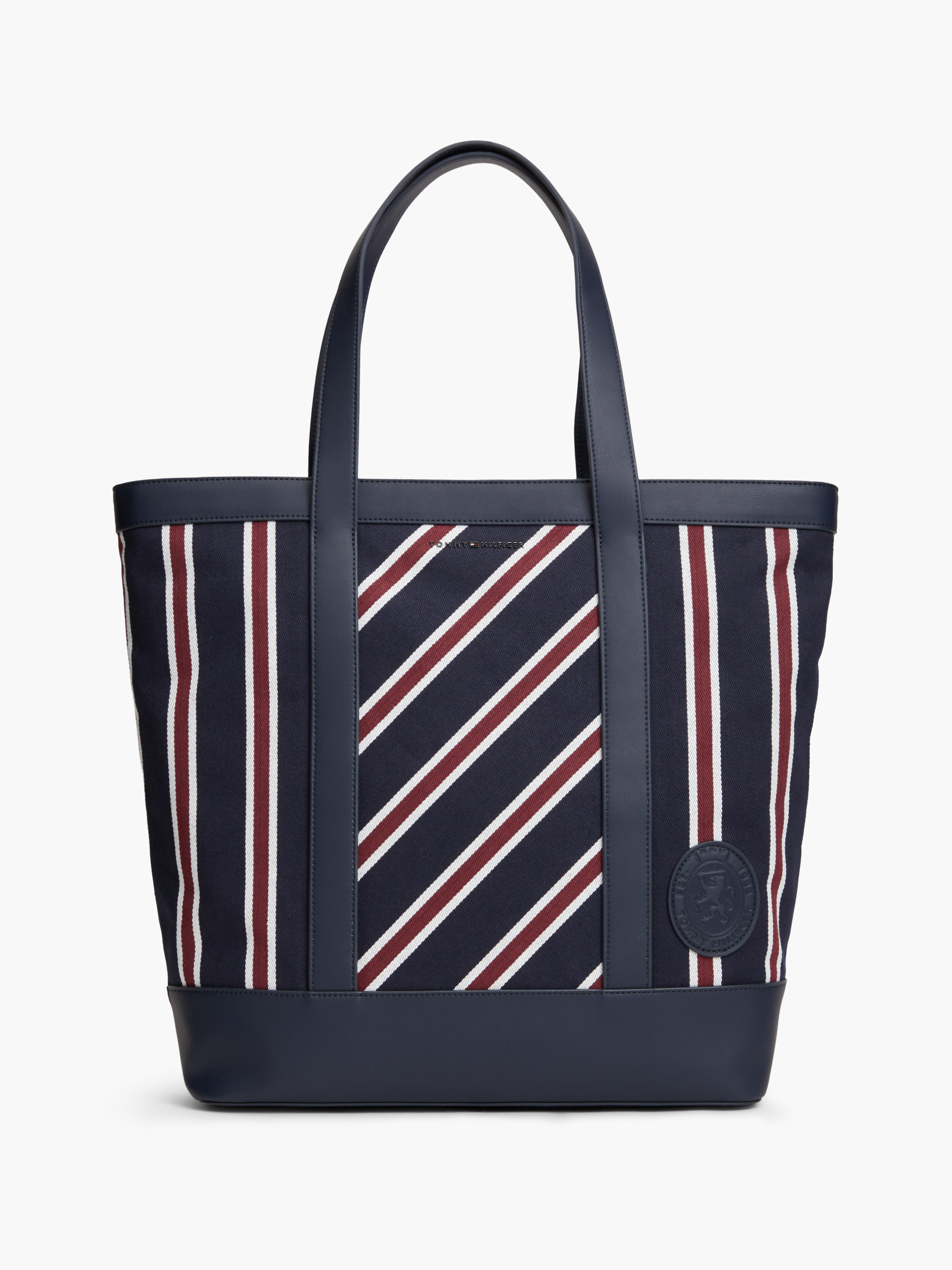 Crest Jacquard Tote Bag