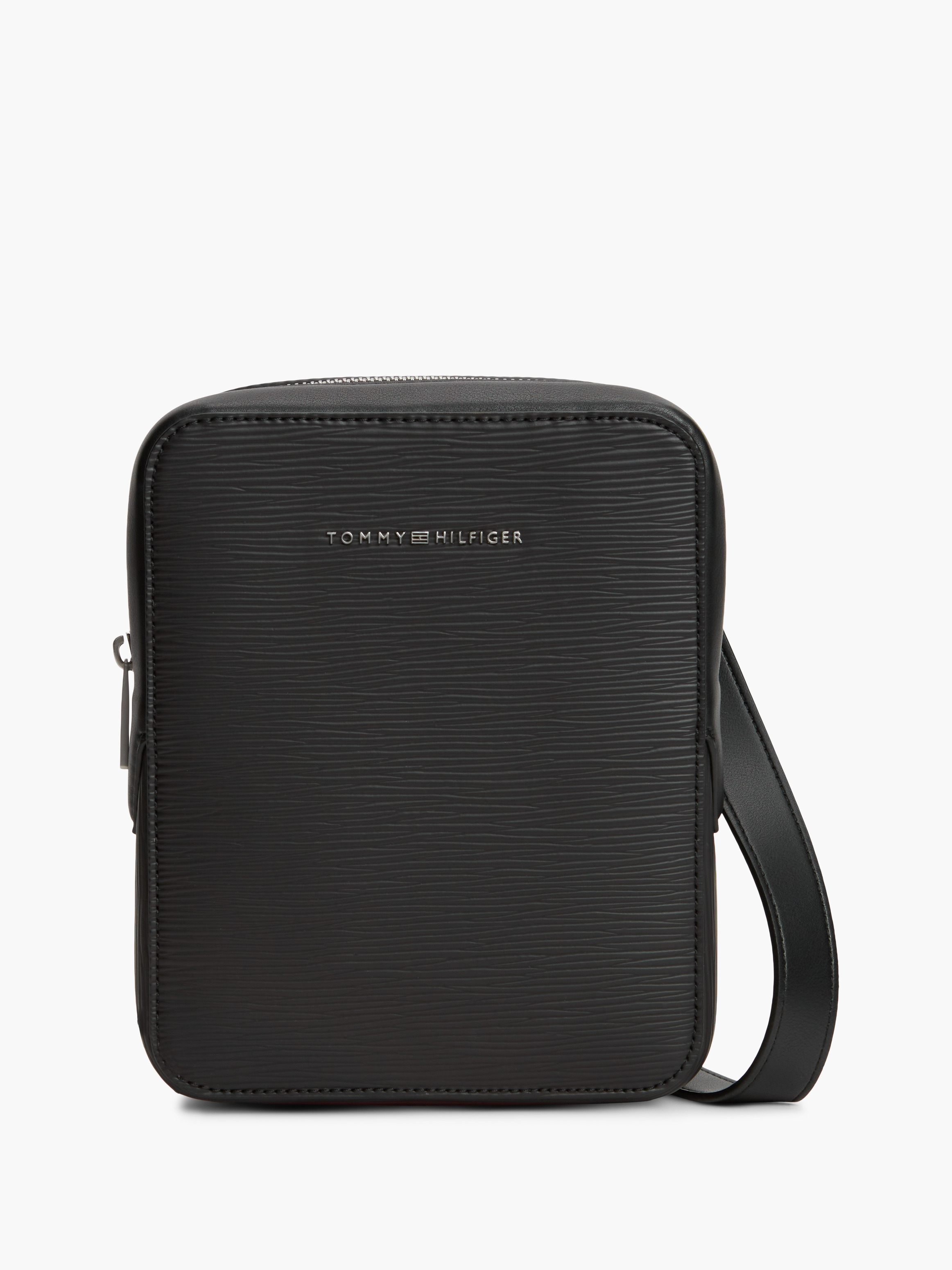 TH Business Textured Crossbody Reporter Bag