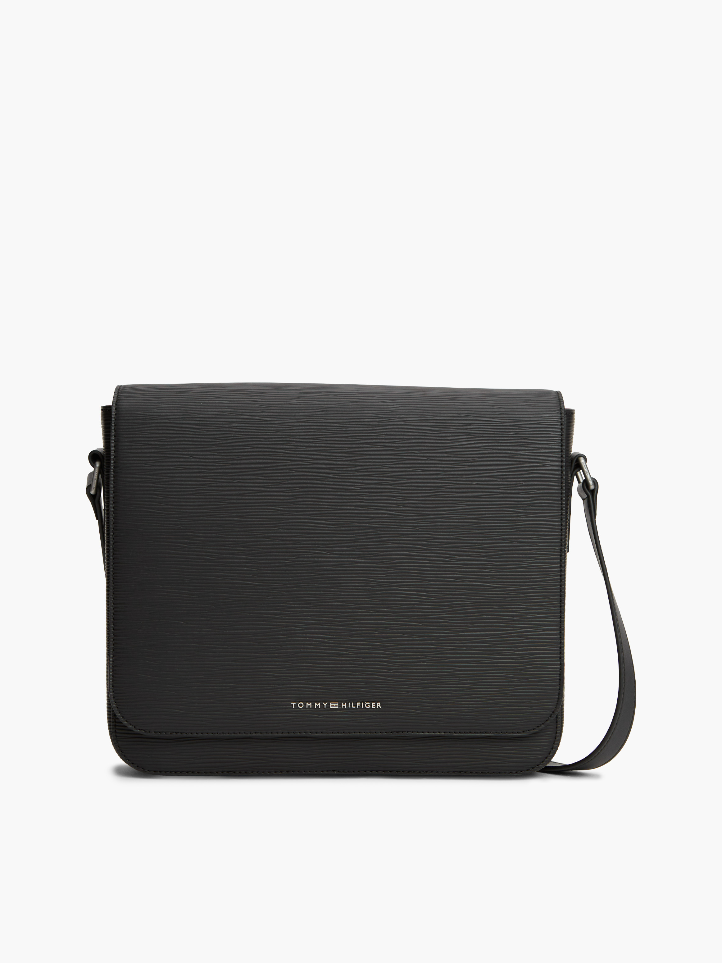TH Business Textured Crossbody Messenger Bag