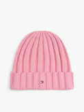 Kids Essential Flag Chunky Rib-Knit Beanie