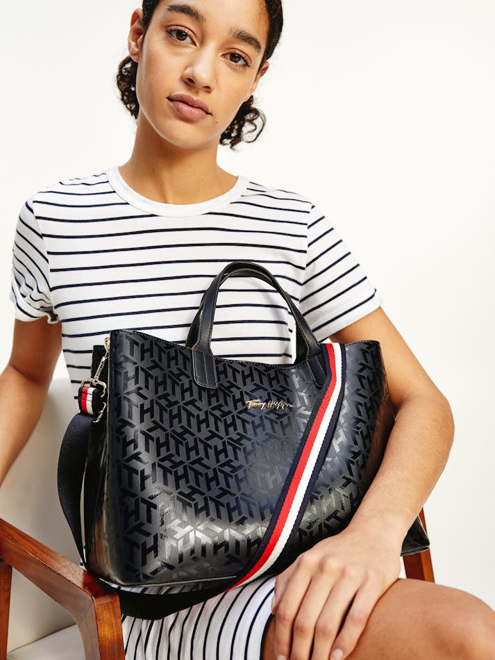 Iconic satchel tommy hilfiger Clearance