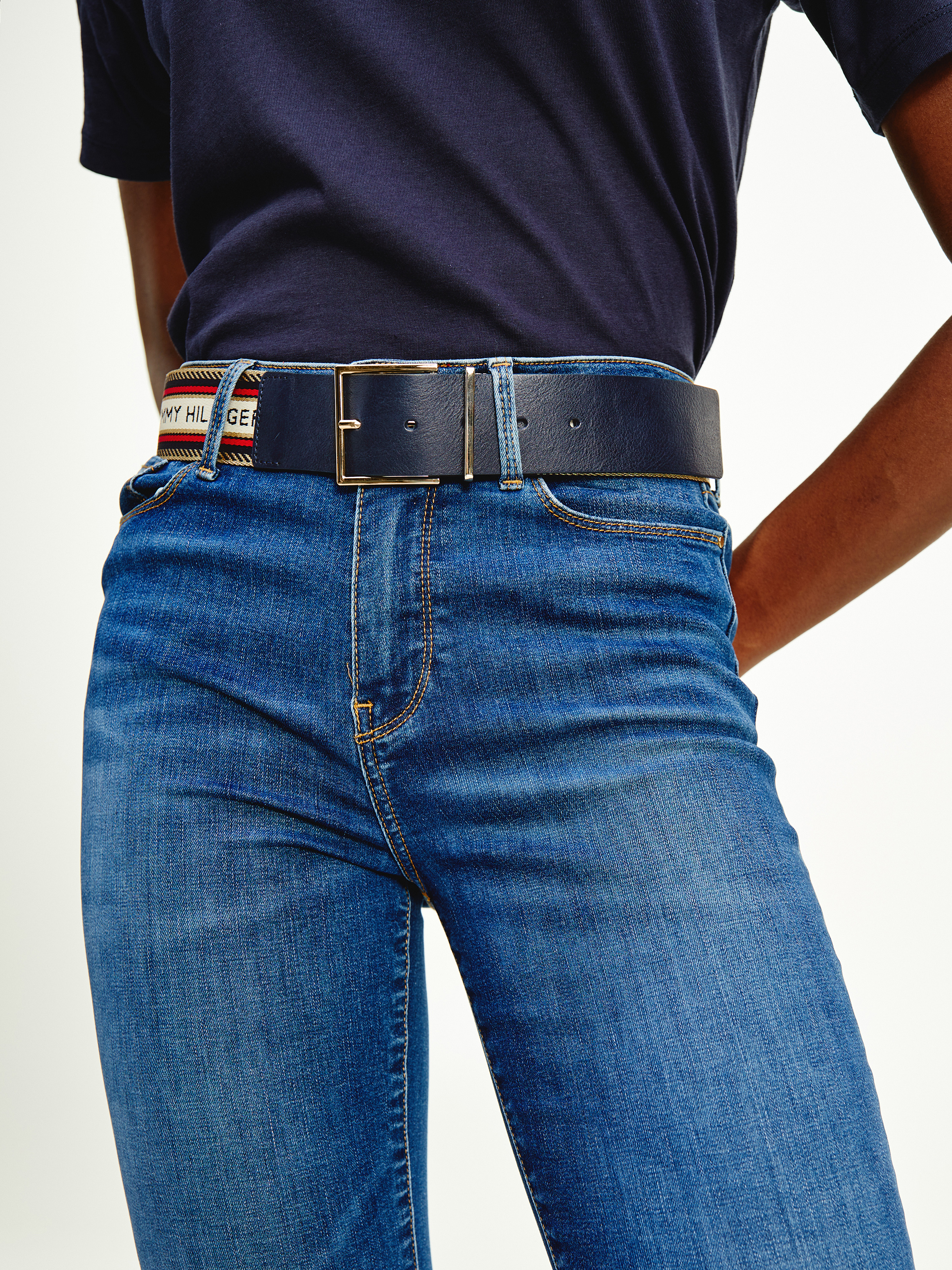 tommy jeans webbing belt