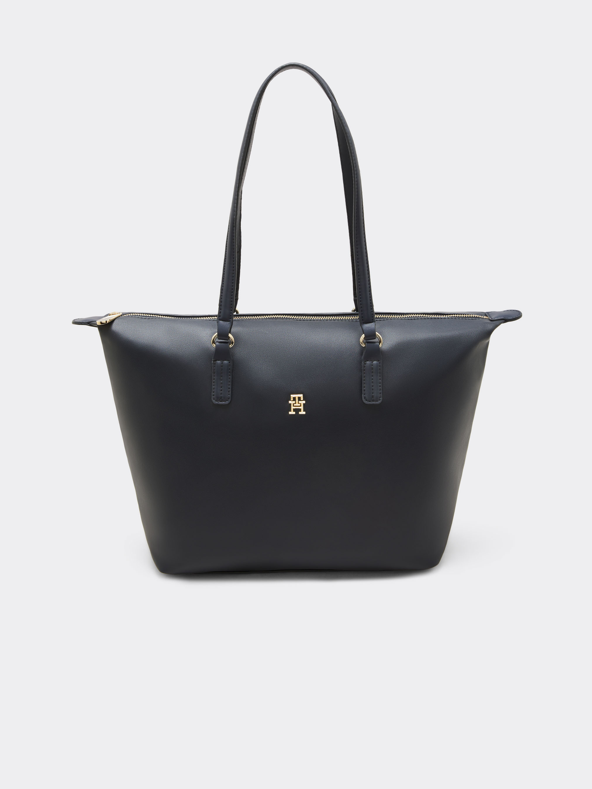 Tommy hilfiger medium plaque tote new arrivals