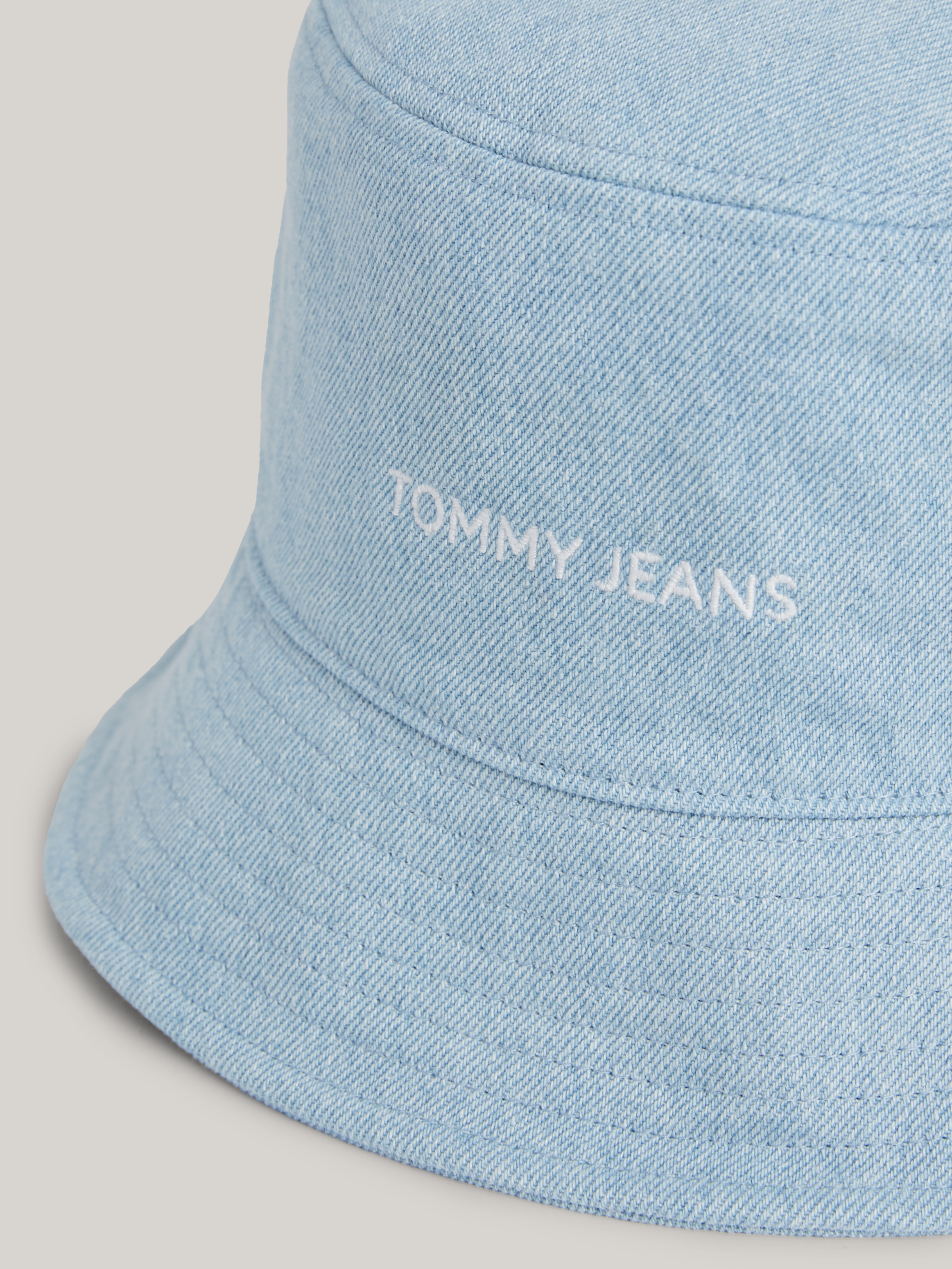 Logo Embroidery Denim Bucket Hat | Hats | Tommy Jeans