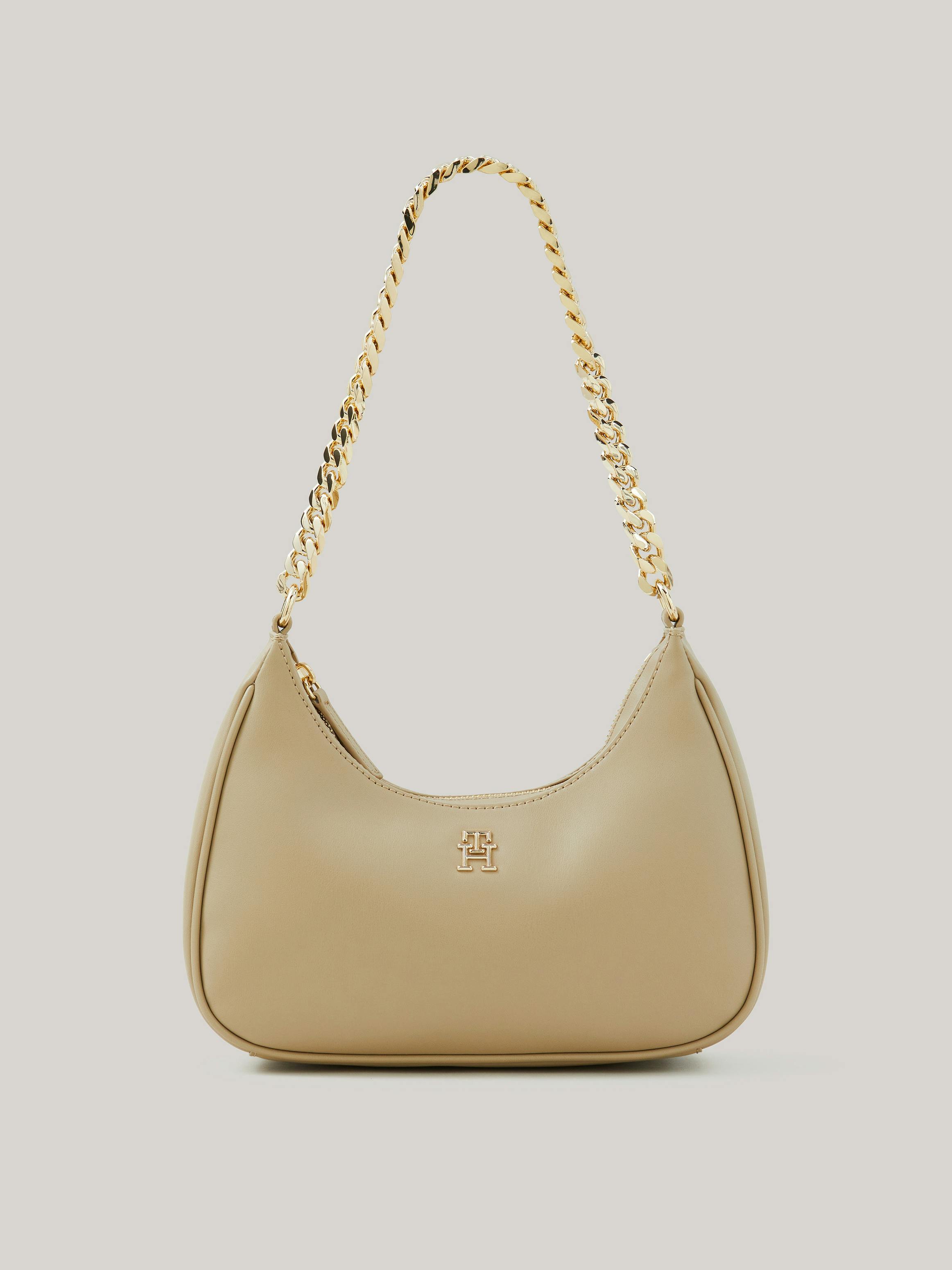 Tommy Hilfiger Goldene Handtasche TH Monogram Chunky Chain