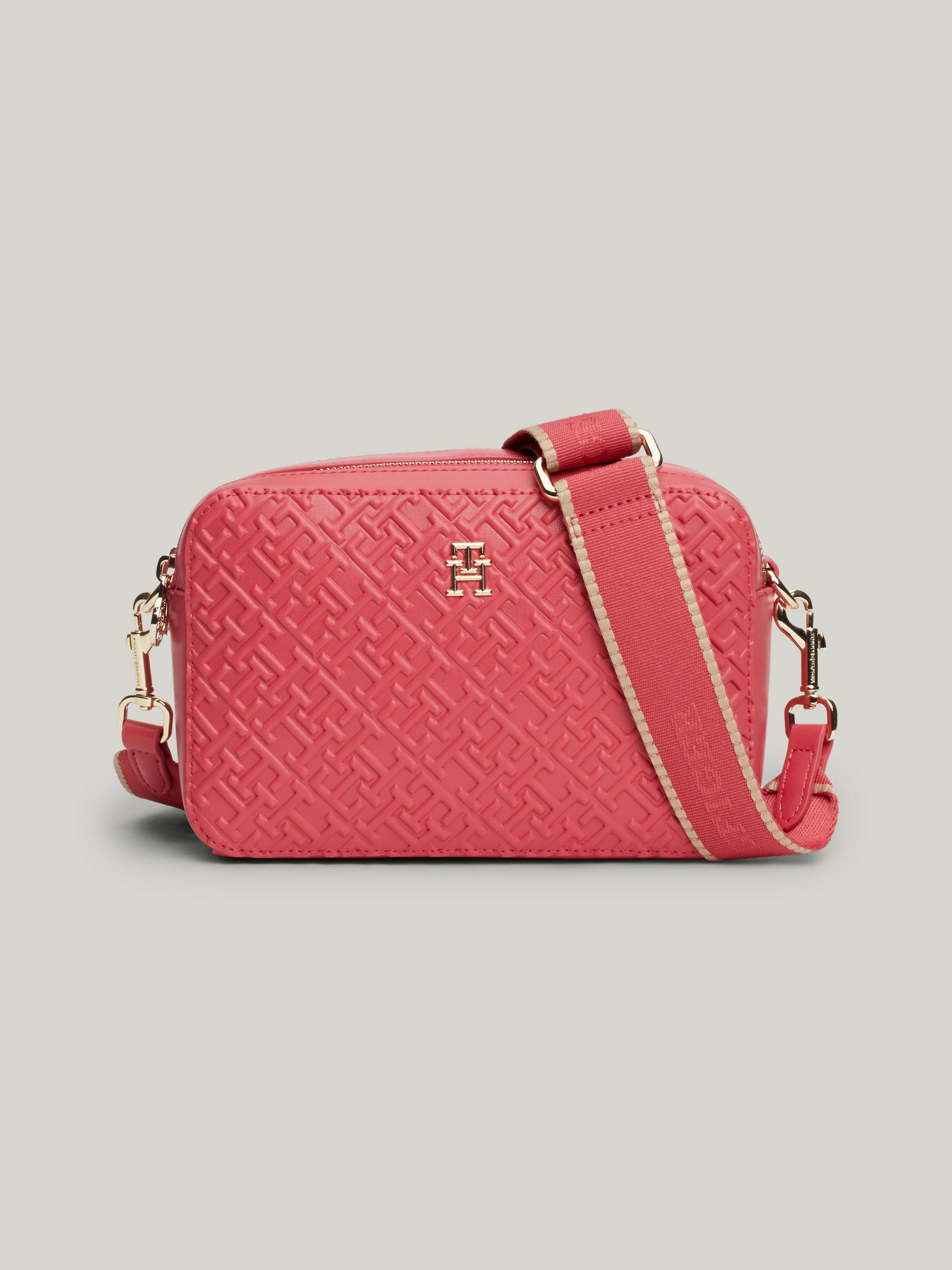 TH Monogram Embossed Camera Bag Bags Tommy Hilfiger
