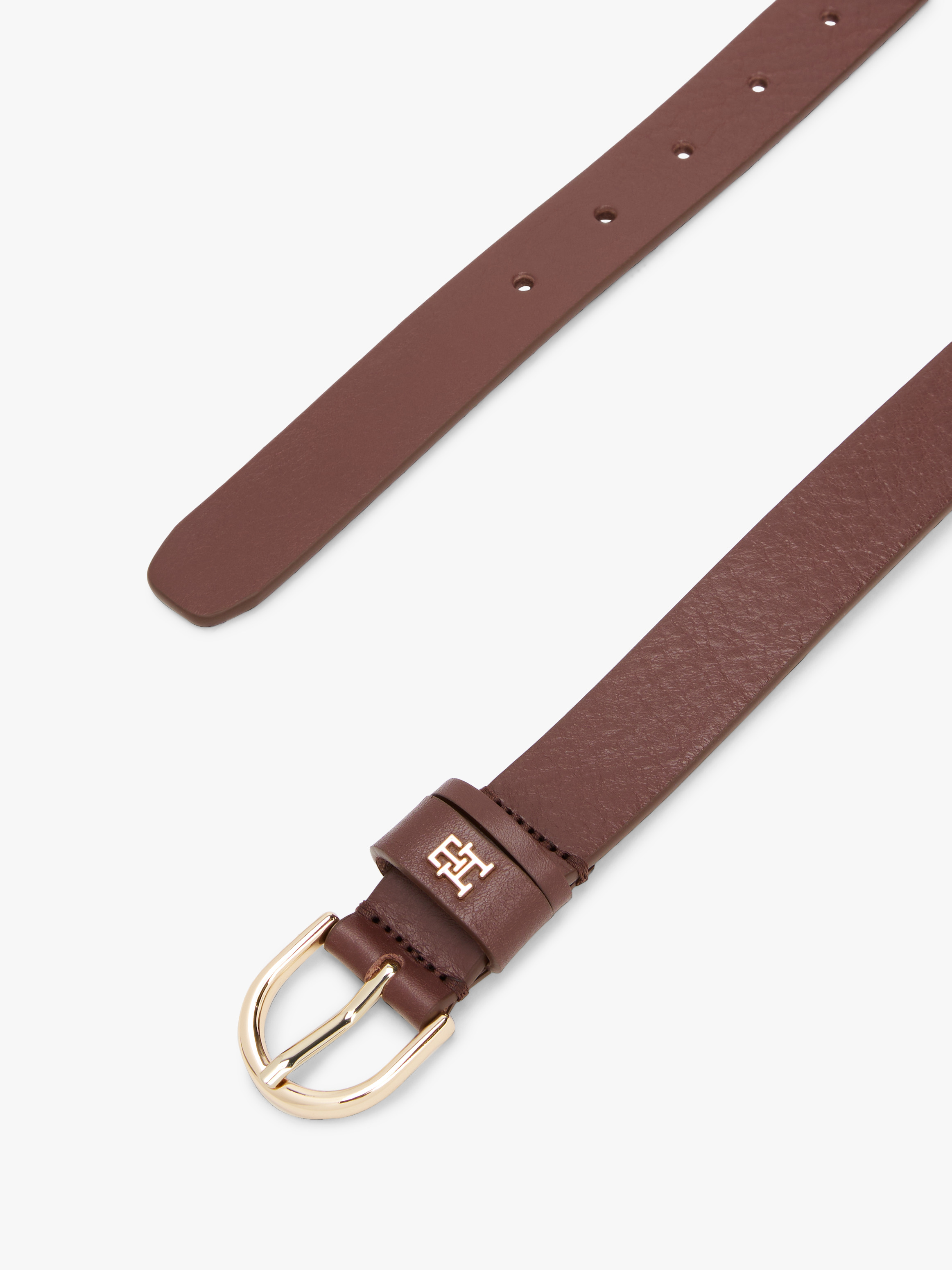 Essential TH Monogram Leather Belt Belts Tommy Hilfiger