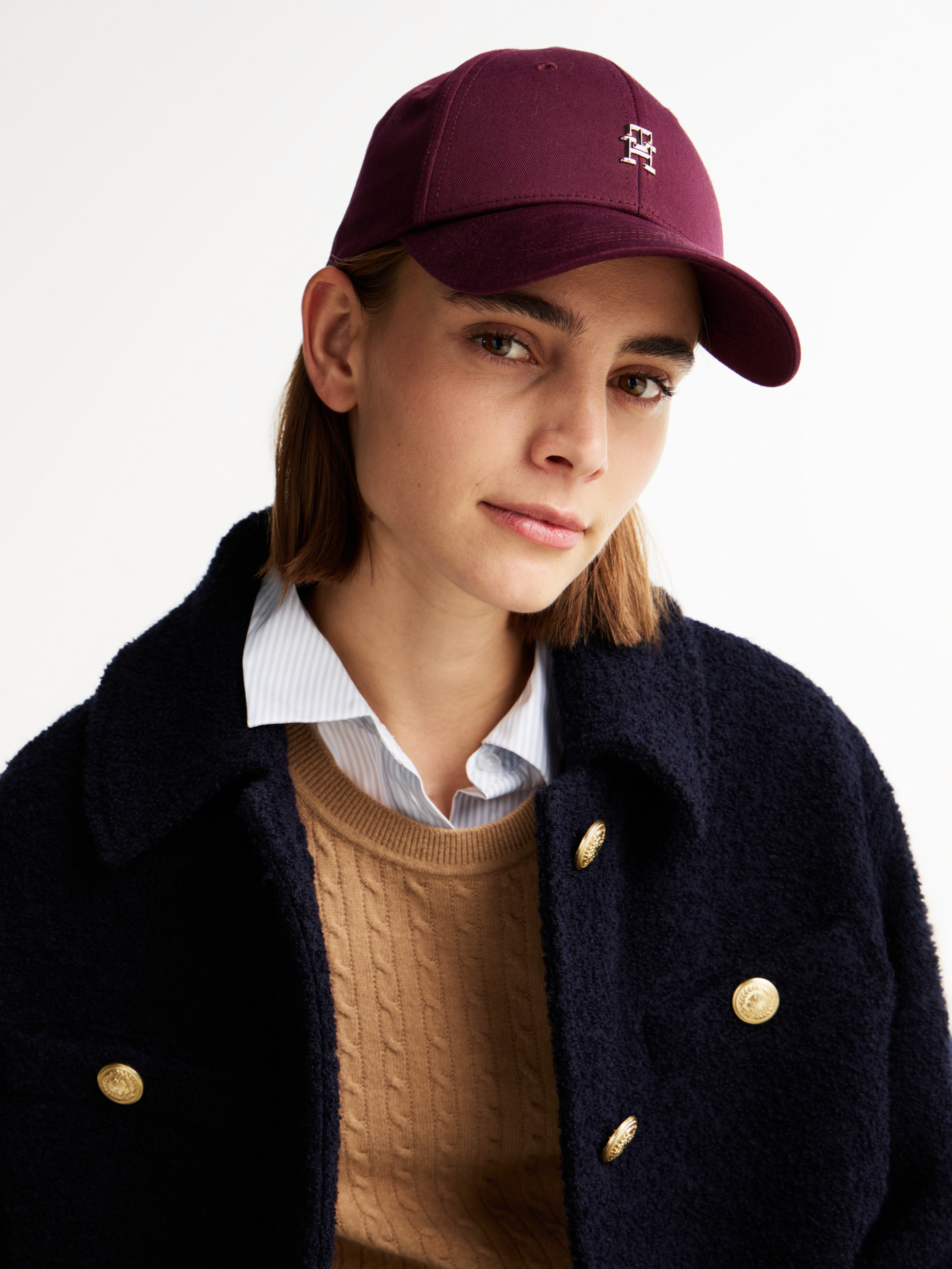 Chic TH Monogram Baseball Cap | Hats | Tommy Hilfiger