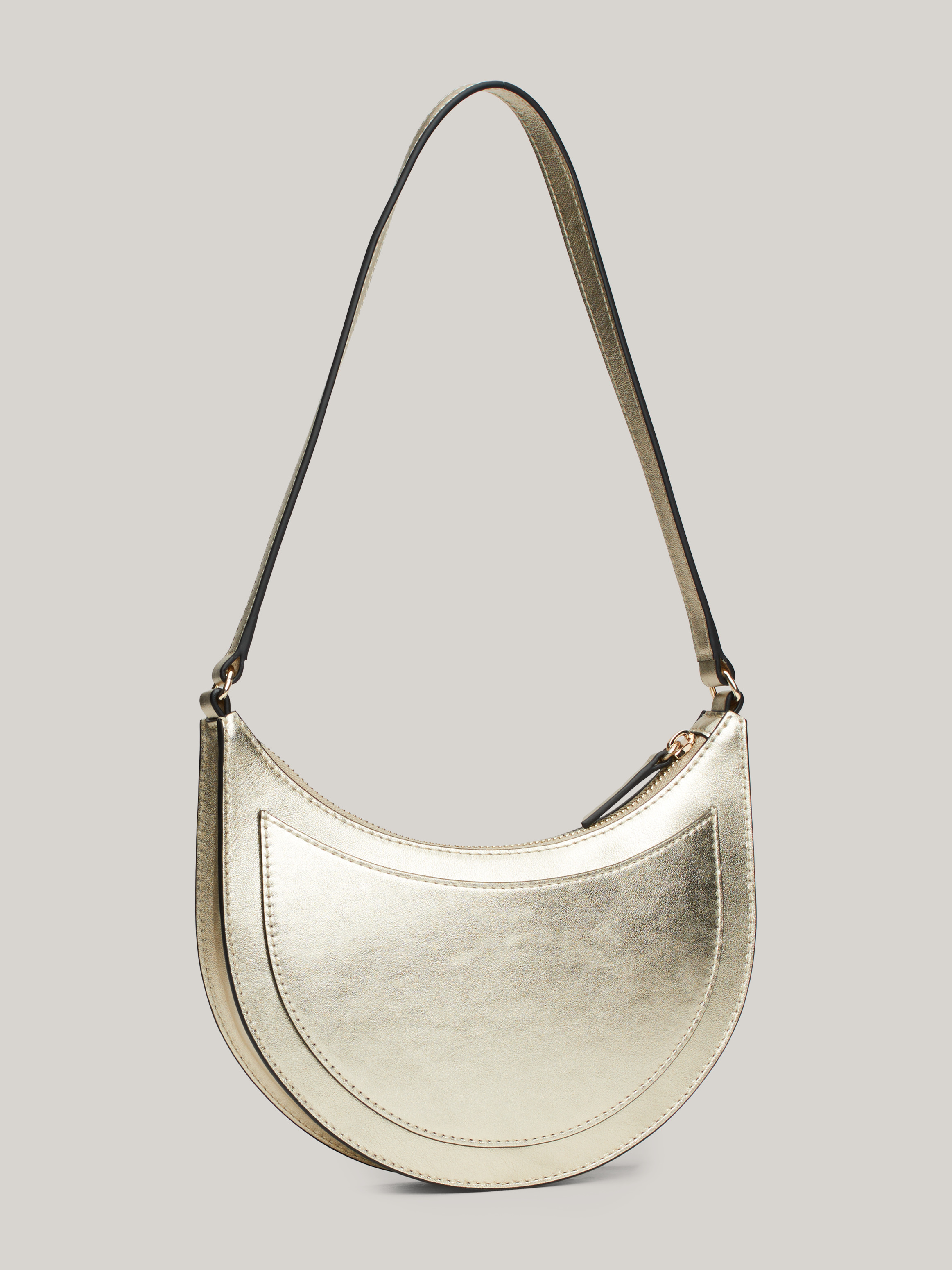 Metallic Leather Shoulder Bag | Bags | Tommy Hilfiger
