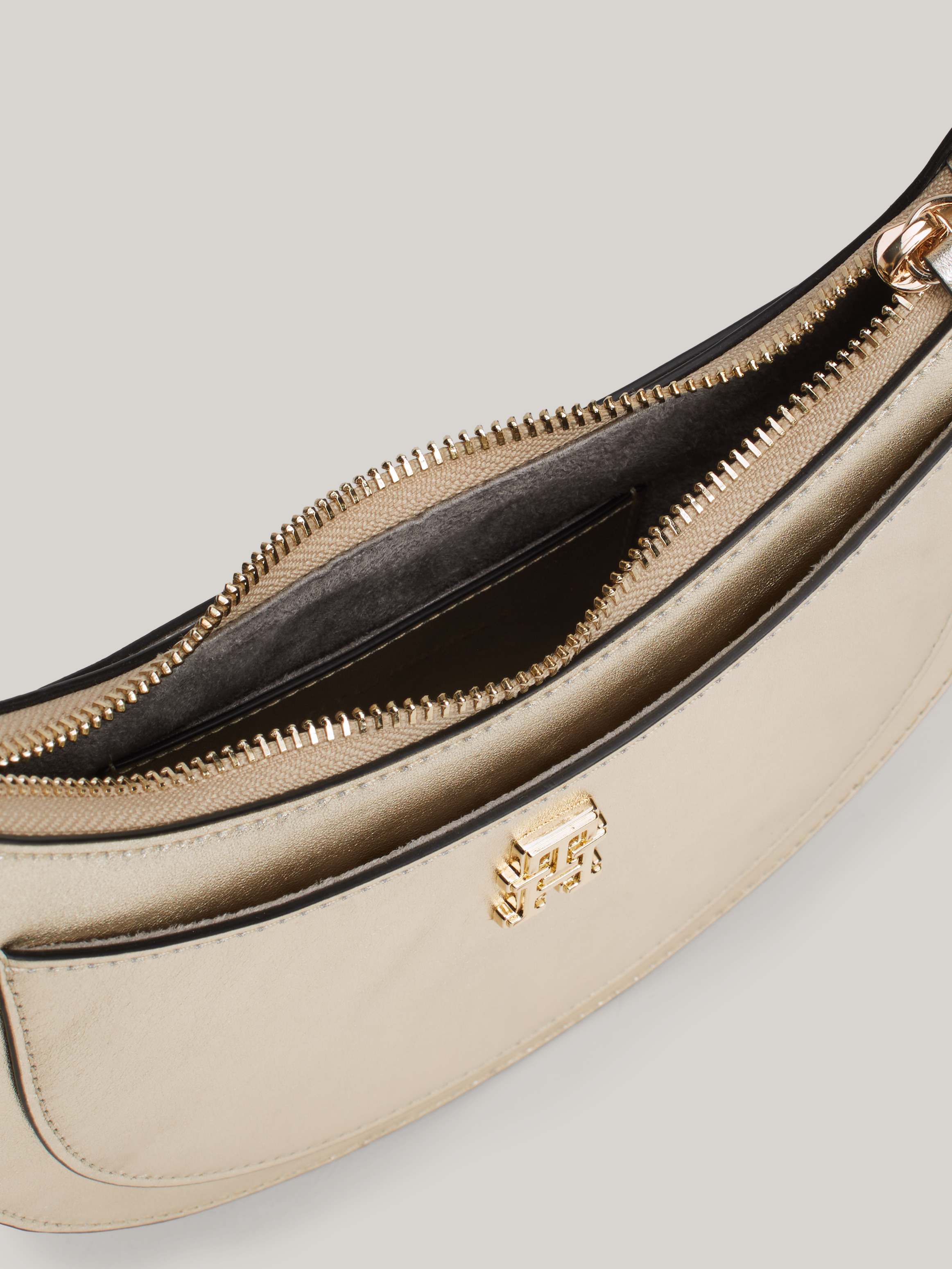 Metallic Leather Shoulder Bag | Bags | Tommy Hilfiger