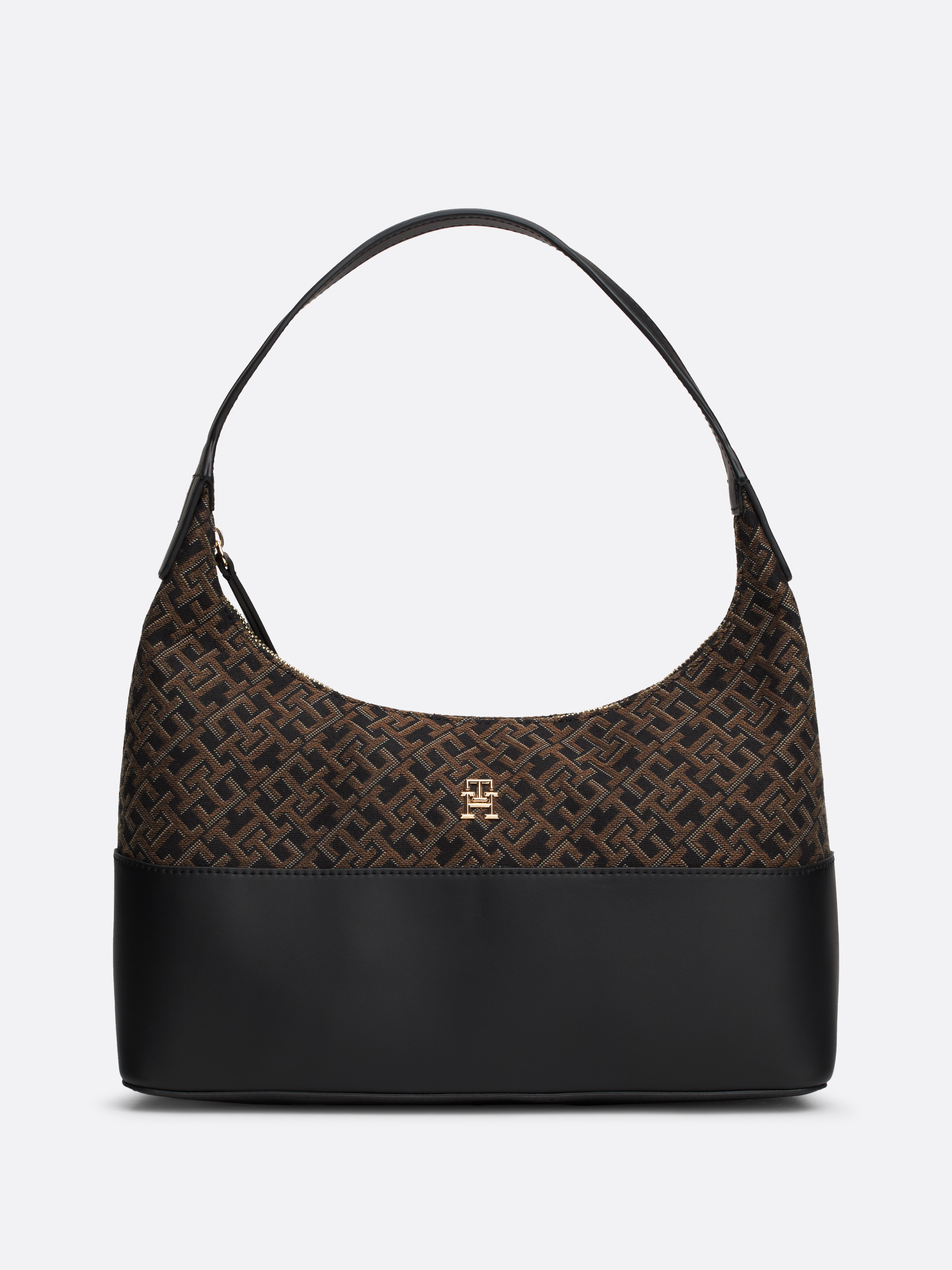 TH Monogram Jacquard Shoulder Bag