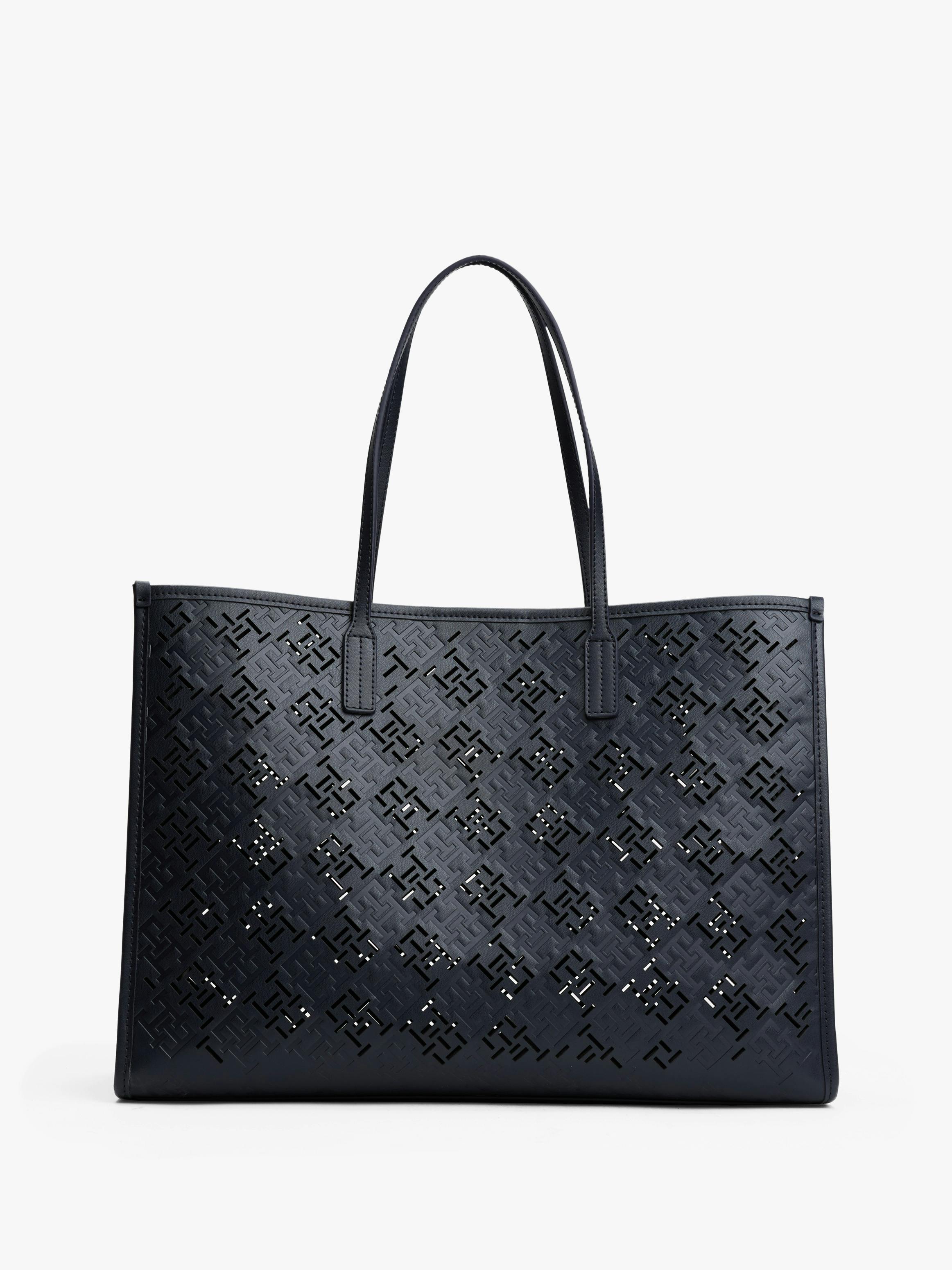 City TH Monogram Tote Bag Bags Tommy Hilfiger