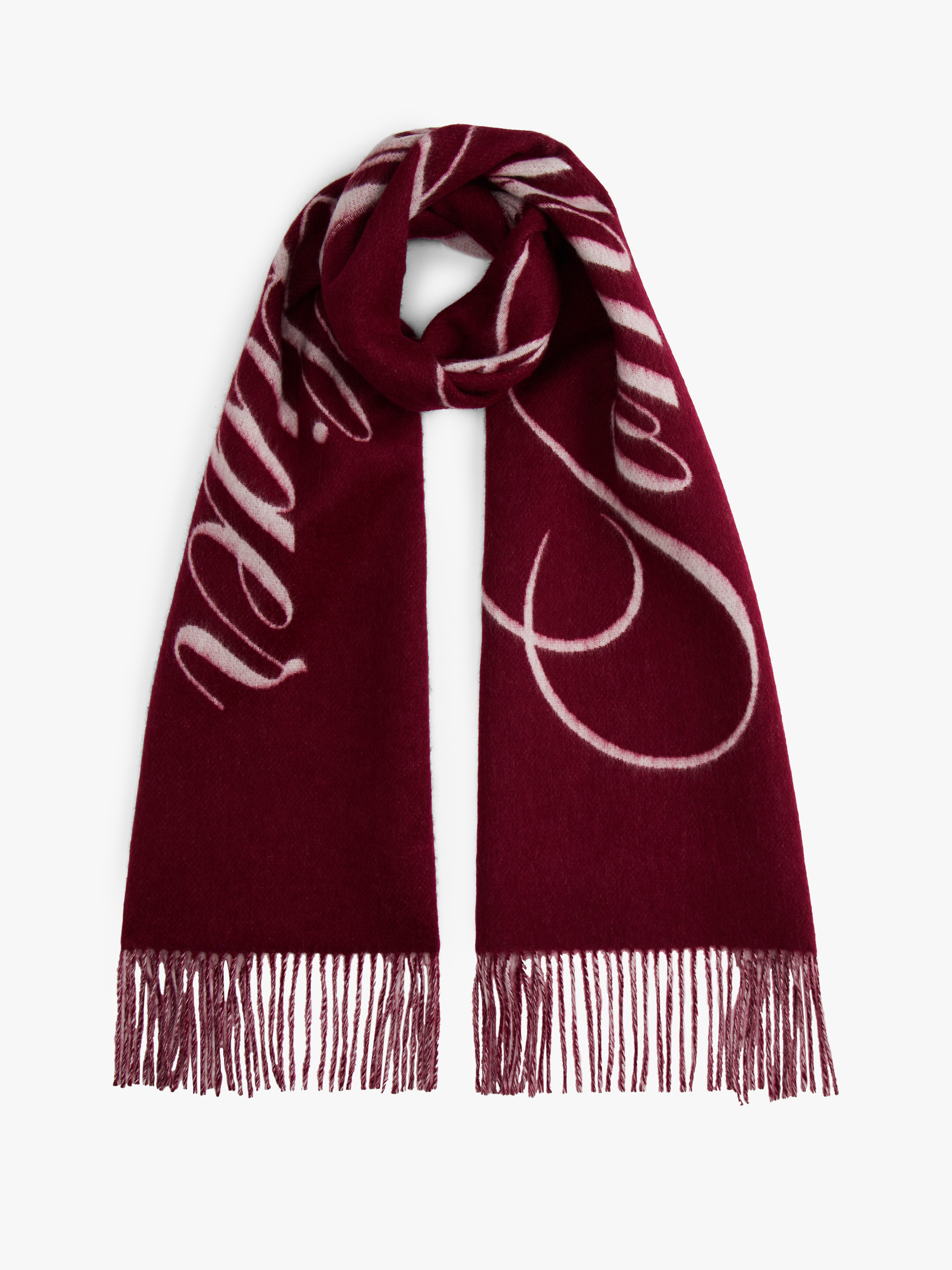 Pure Wool Logo Scarf