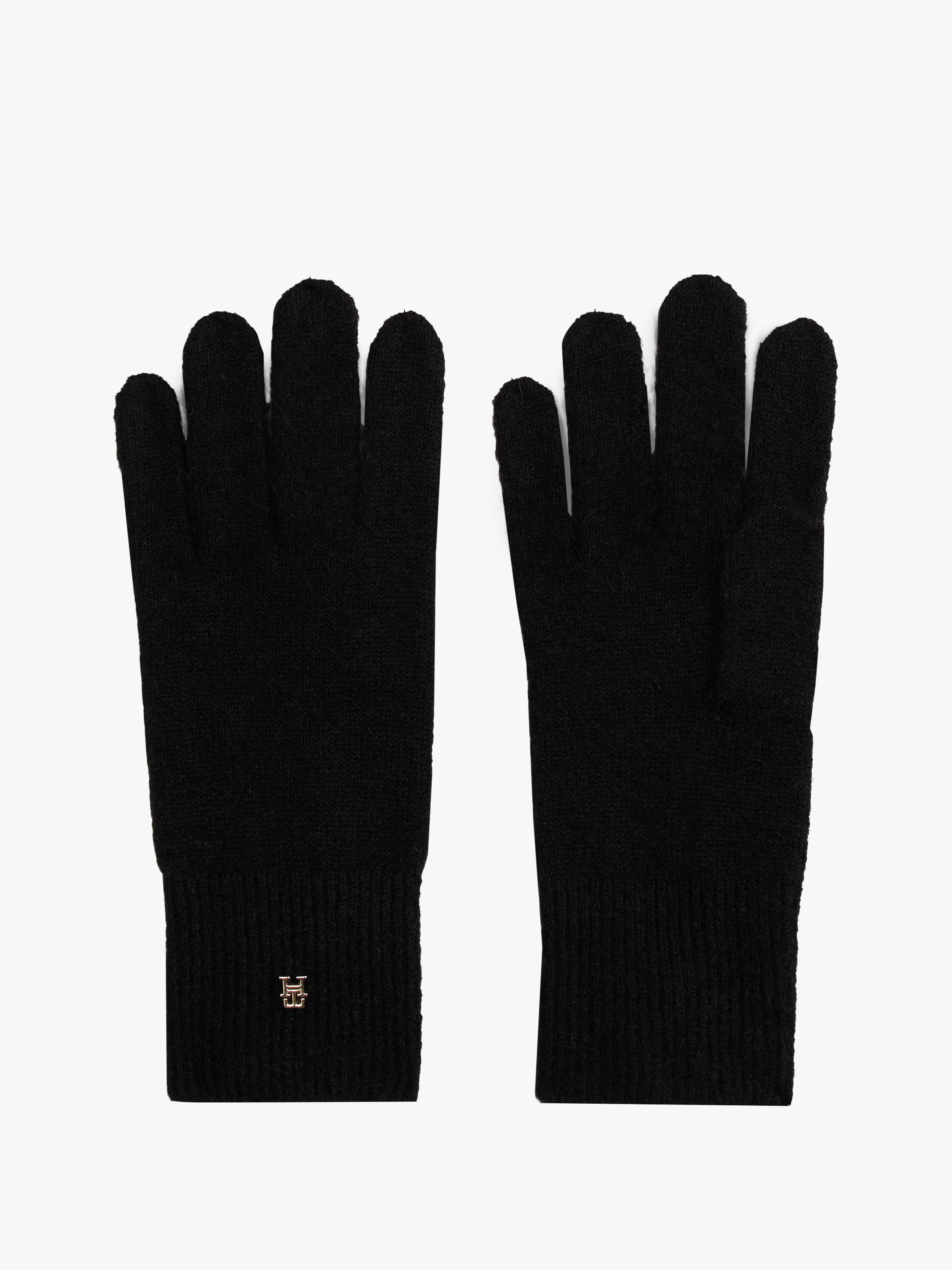 Chic TH Monogram Plaque Gloves