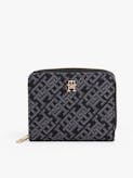 Hilfiger Icon Jacquard Logo Zip-Around Wallet