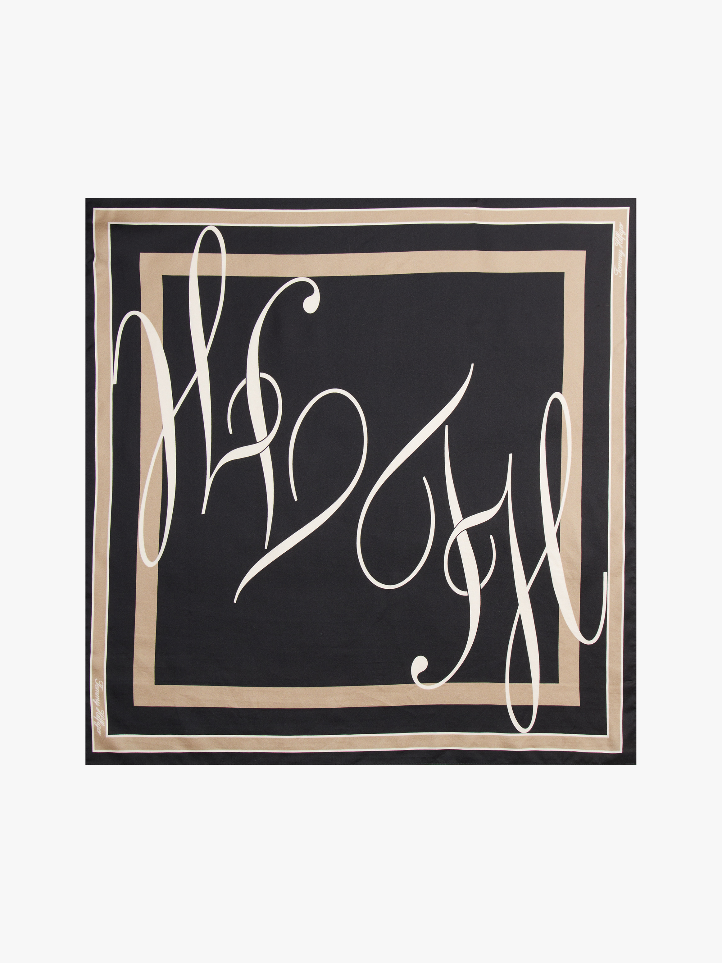 Heritage Logo Pure Silk Square Scarf