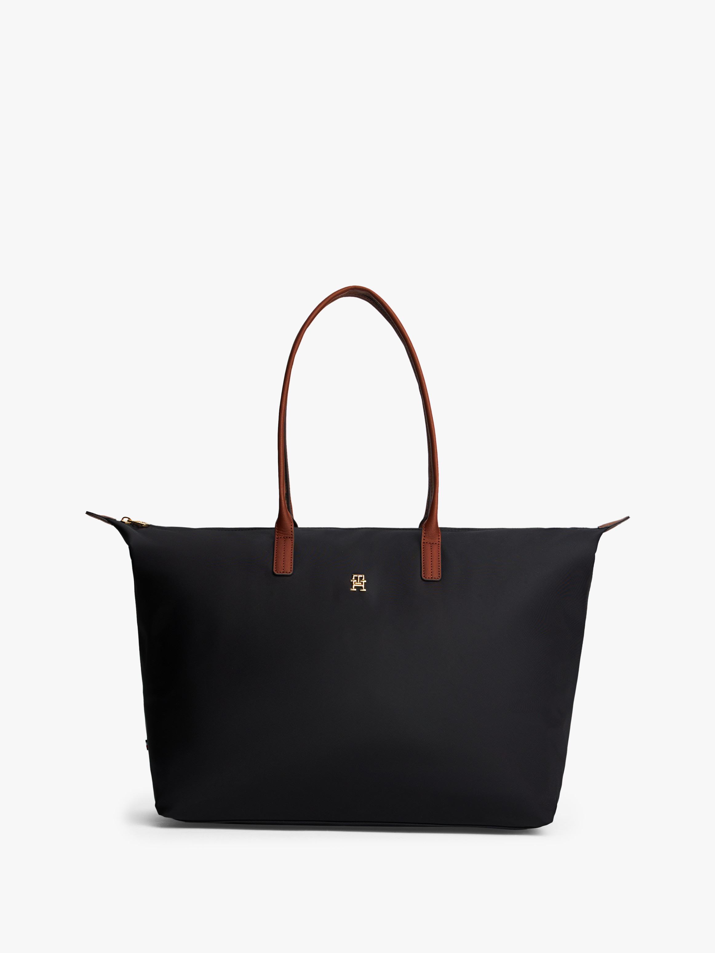 TH Monogram Plaque Tote Bag