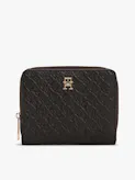 Hilfiger Icon Debossed Zip-Around Flap Wallet
