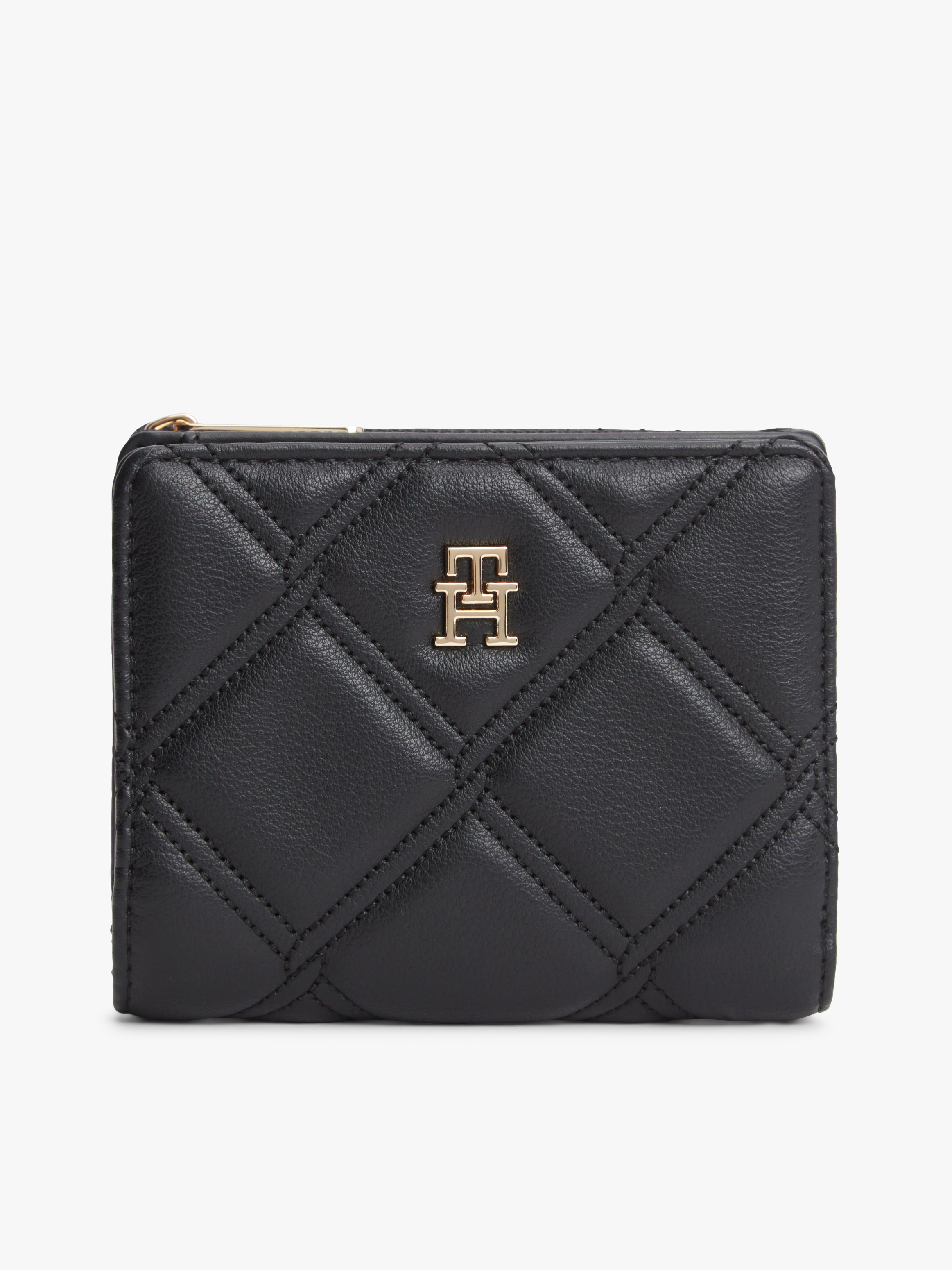 Quilted TH Monogram Bifold Wallet