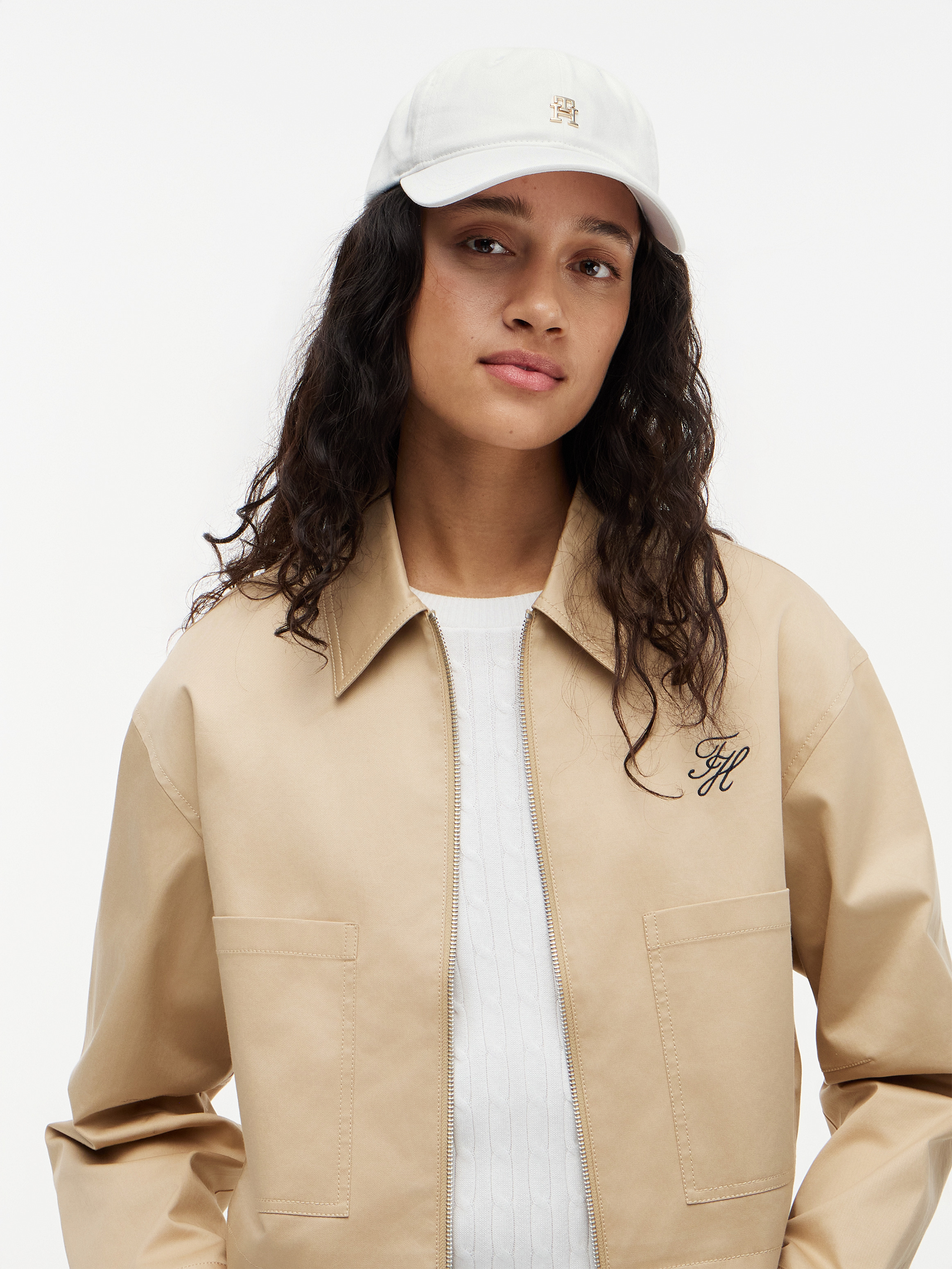 Chic TH Monogram Washed Baseball Cap | Hats | Tommy Hilfiger