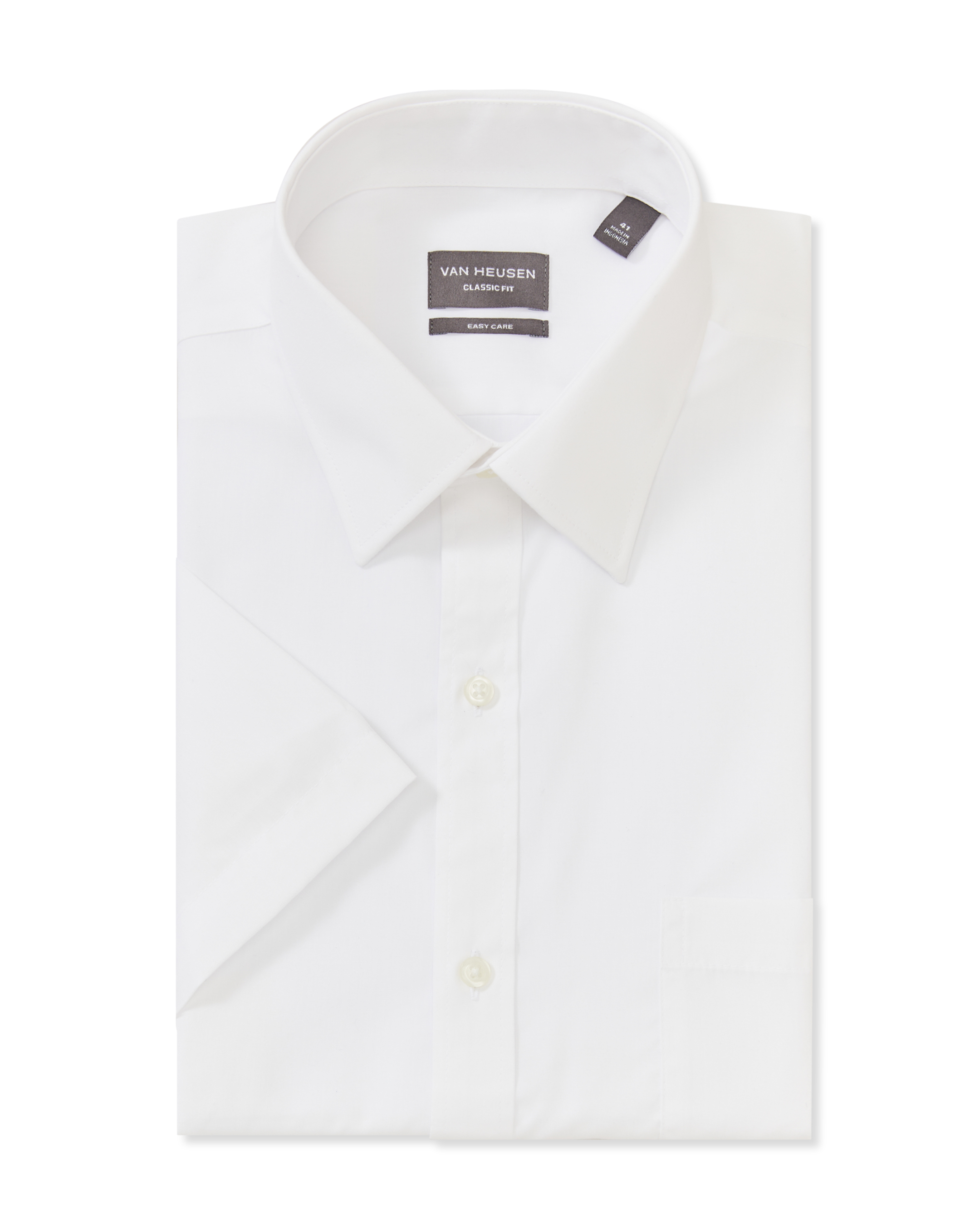 Van heusen short sleeve clearance dress shirts