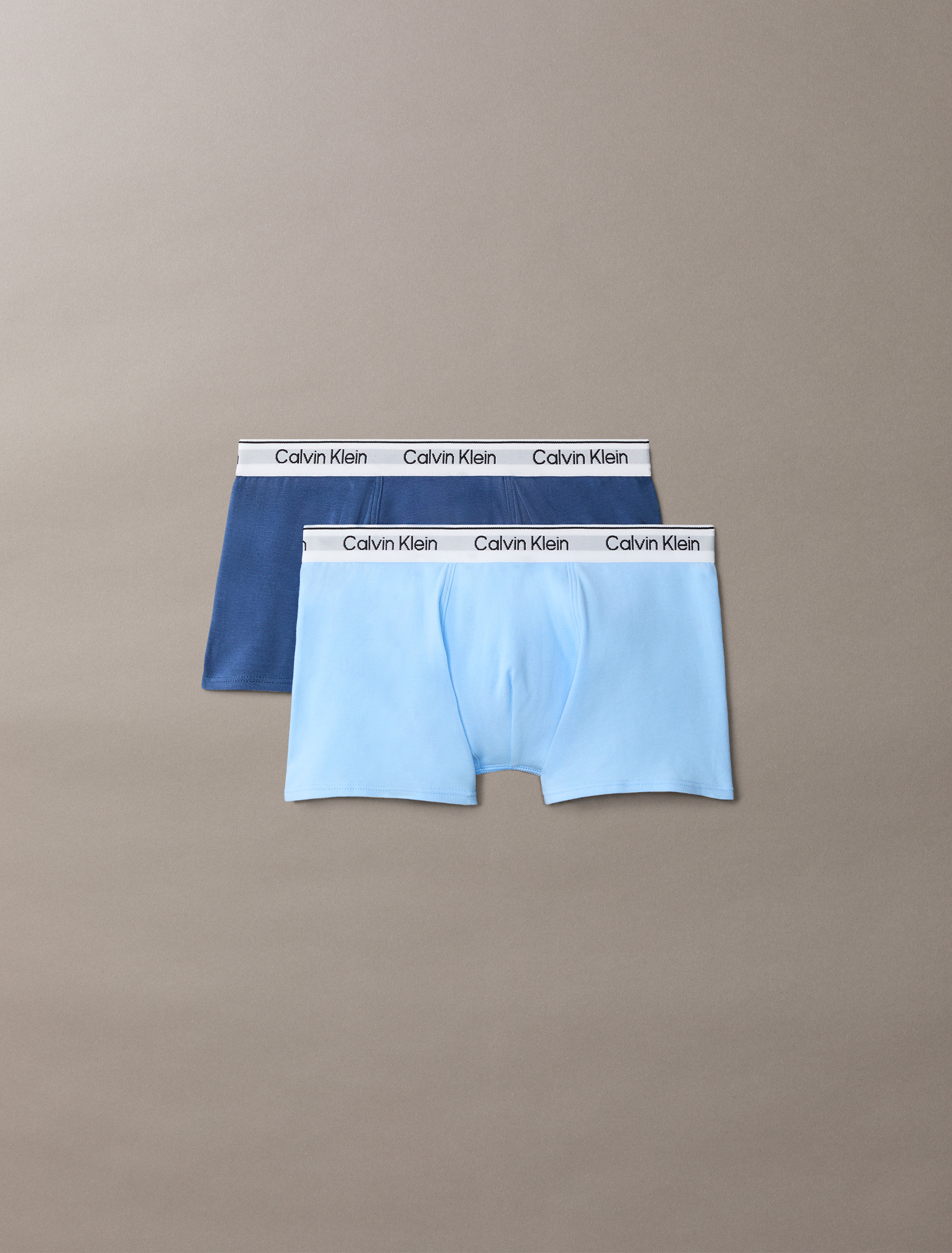 Icon Cotton Stretch 2 Pack Boys Trunks