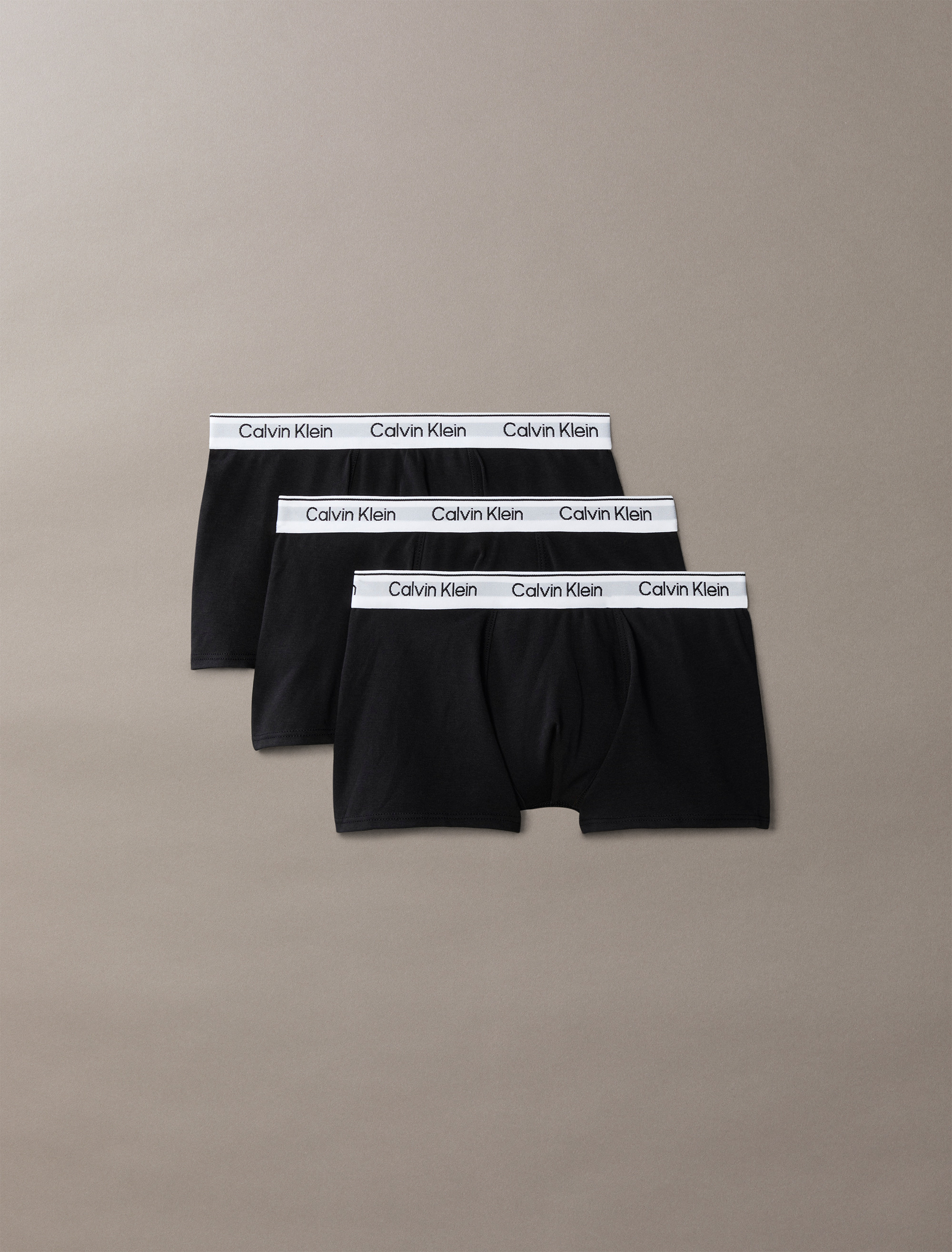Icon Cotton Stretch 3 Pack Boys Trunks