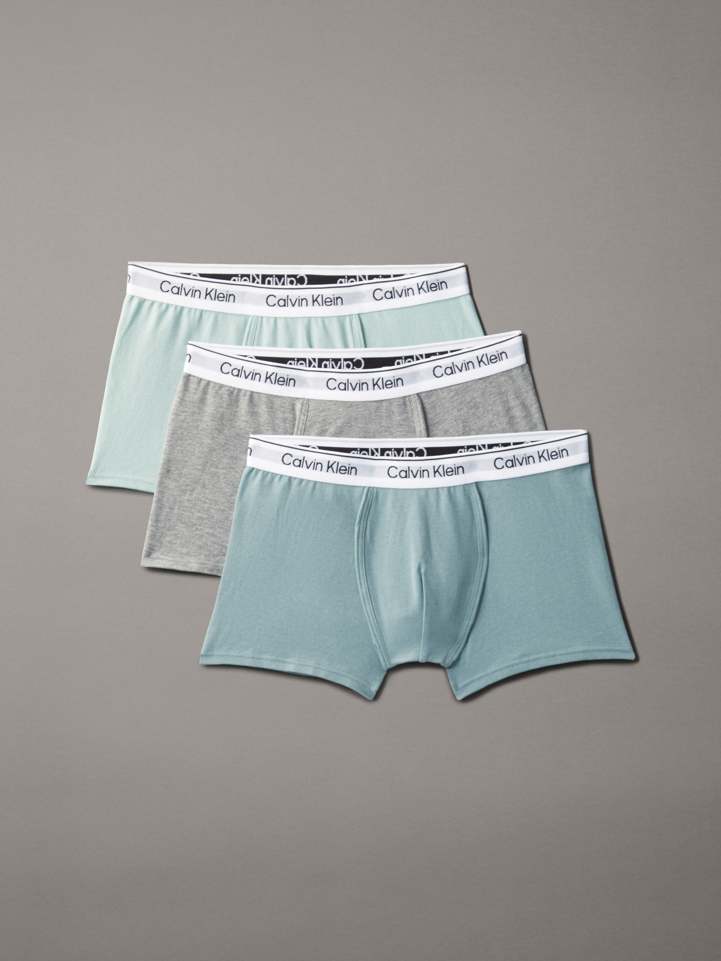 Icon Cotton Stretch 3 Pack Boys Trunks