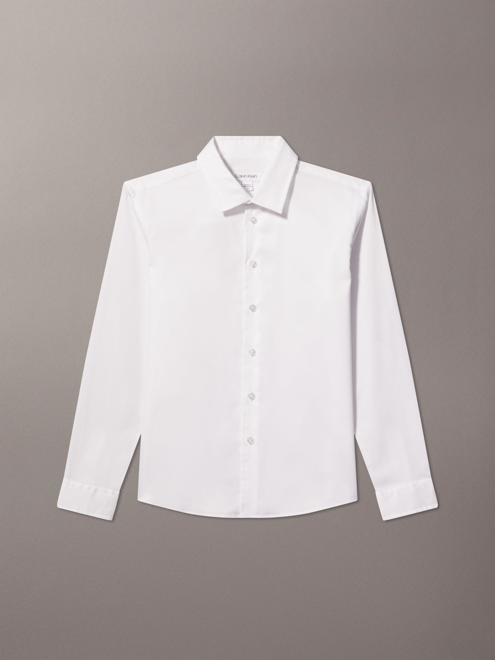 Boys Fine Twill Dress Shirt