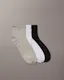 3 Pack Cotton Cushion Quarter Socks