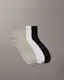 3 Pack Cotton Cushion Quarter Socks