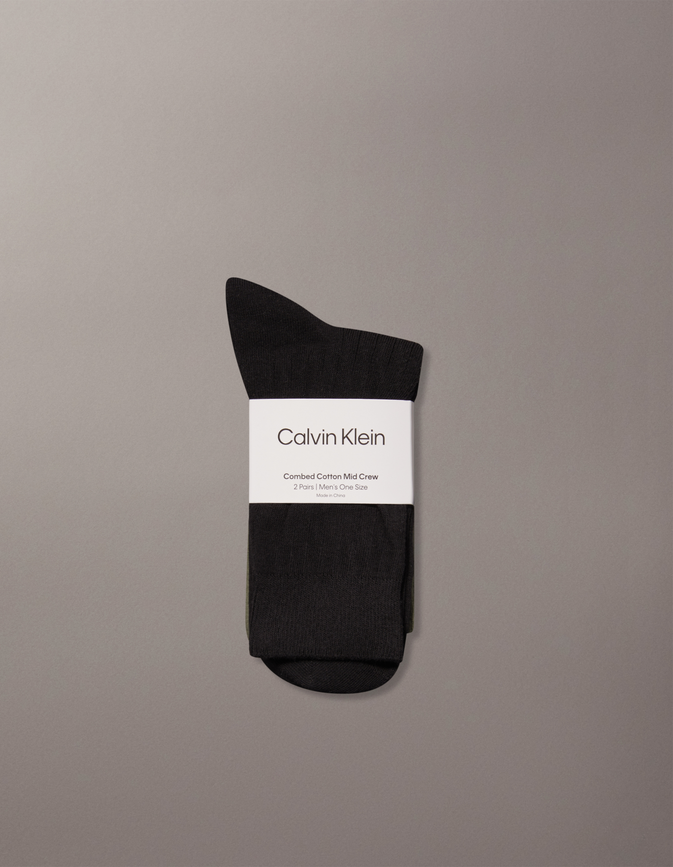 2 Pack Mid Crew Socks
