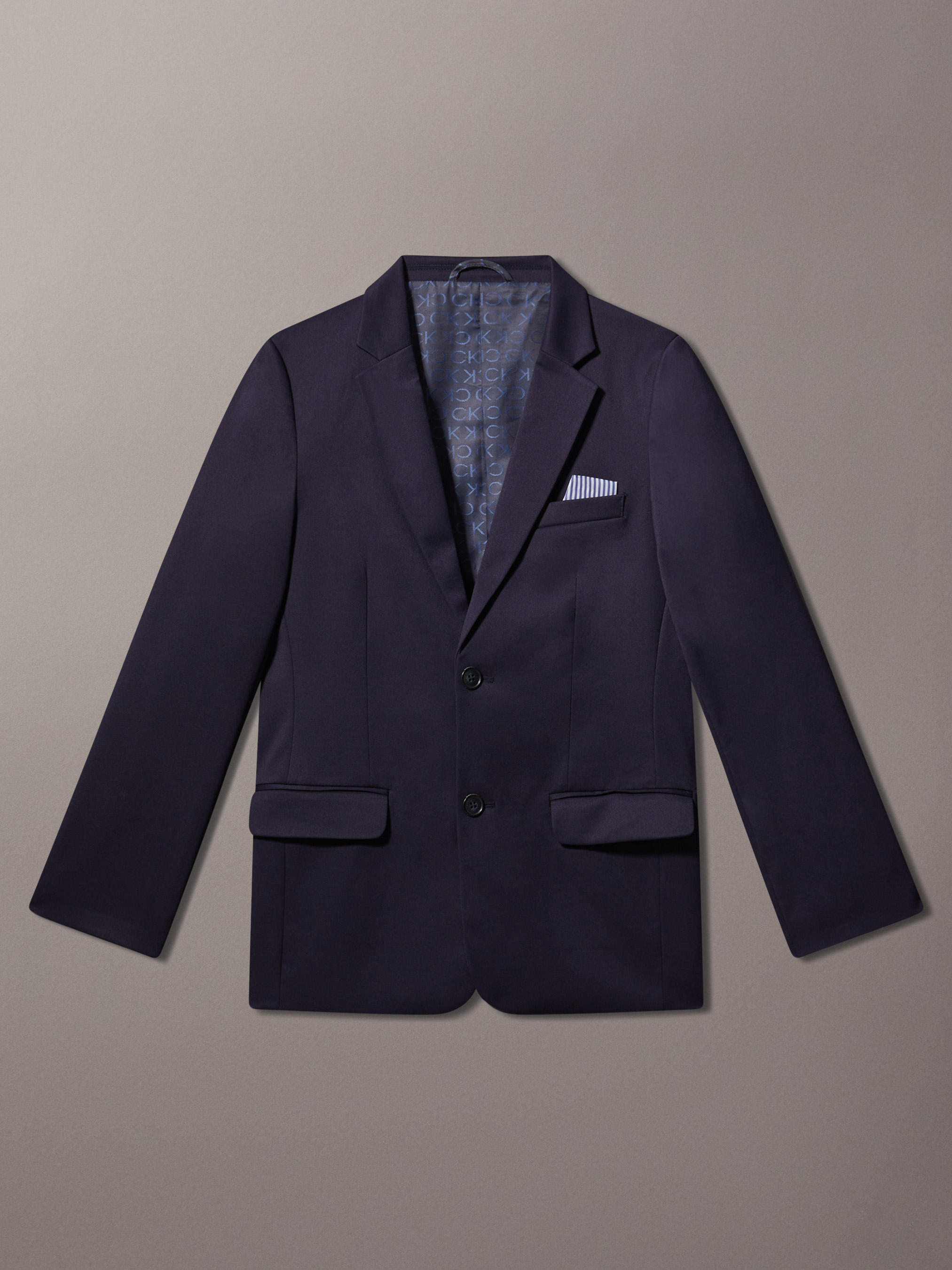 Boys Superfine Stretch Twill Suit Jacket