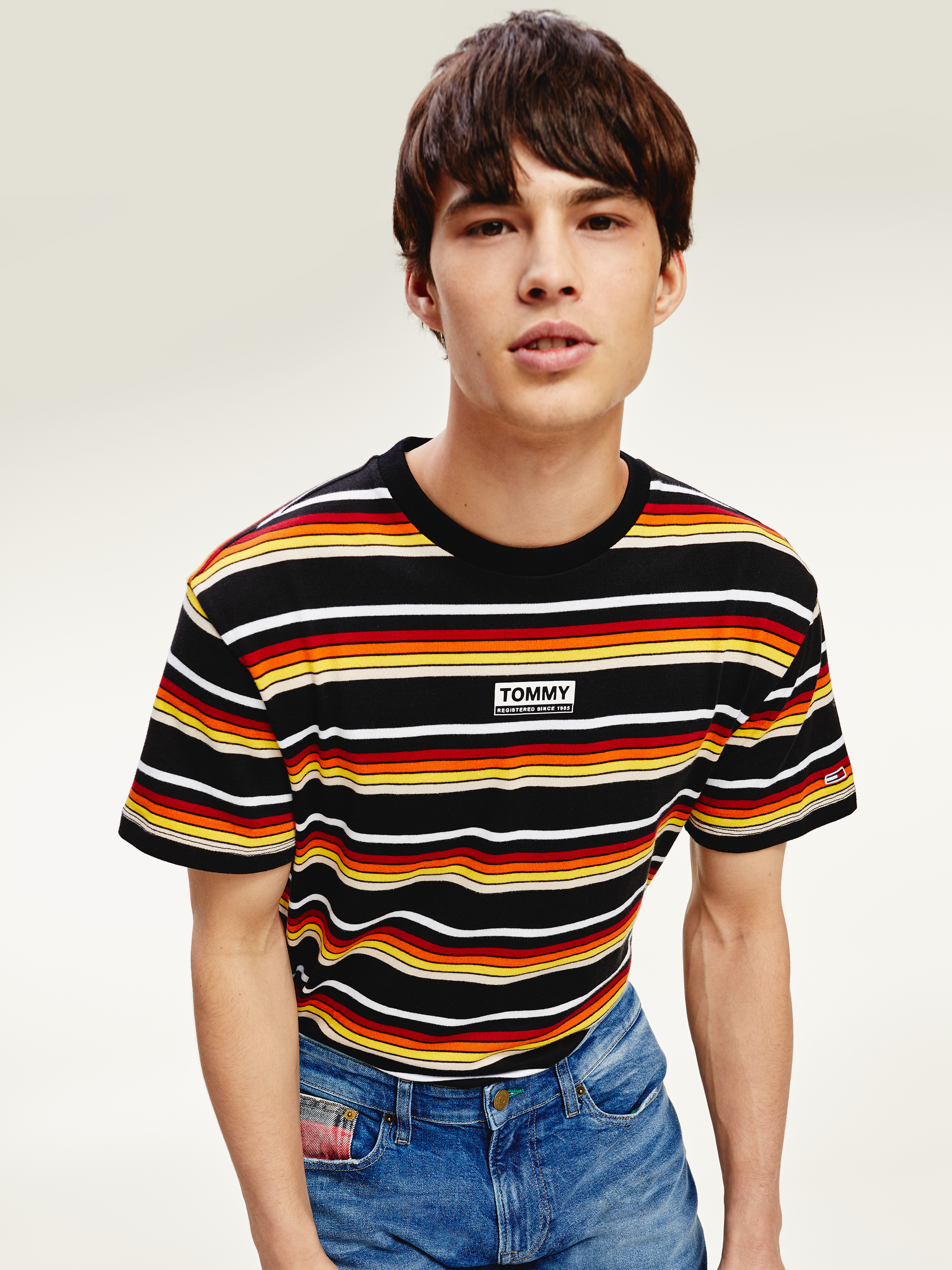 Yarn Dye Stripe Tee Tshirts Tommy Hilfiger
