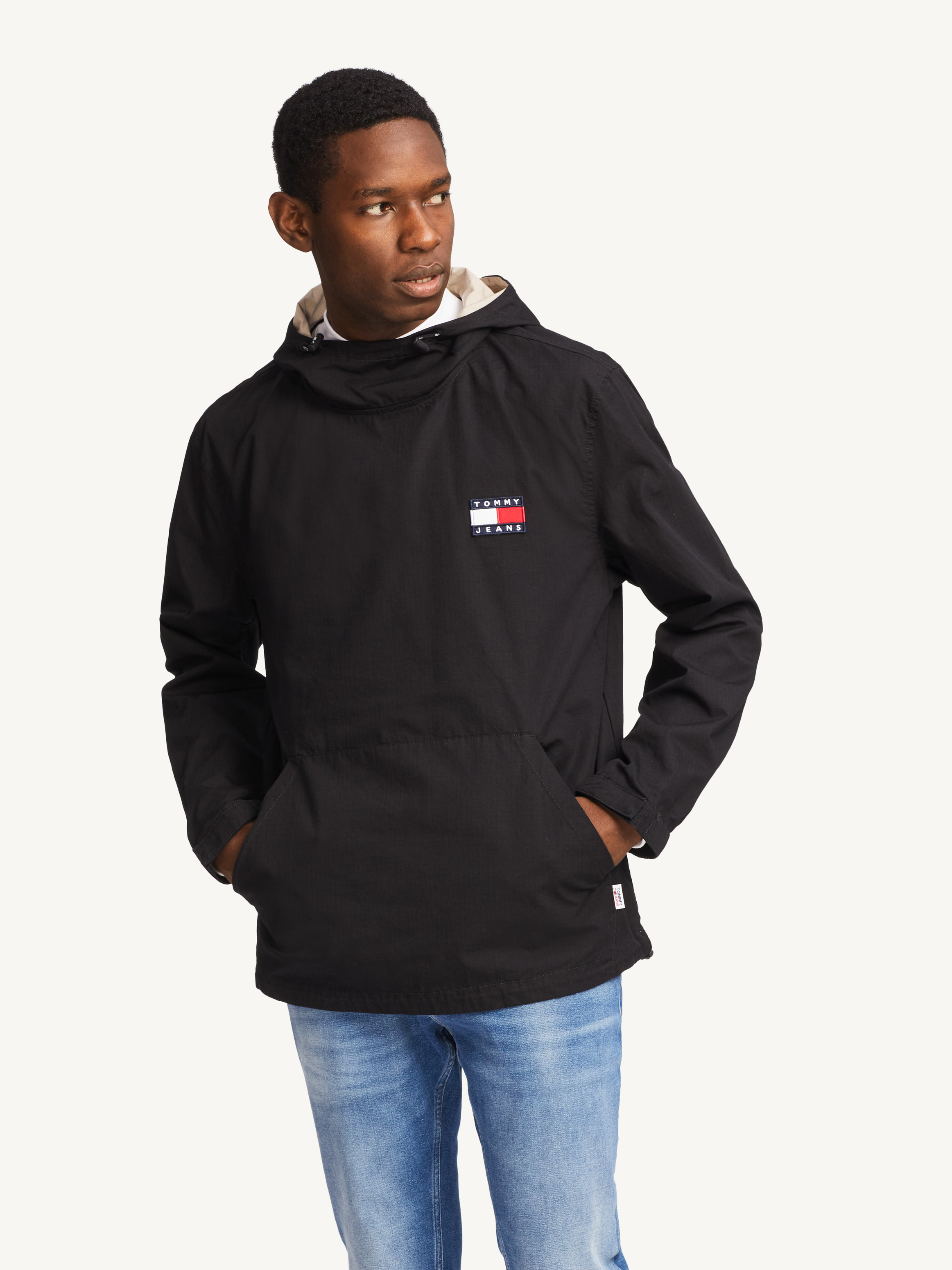 Tommy jeans pop over on sale windbreaker