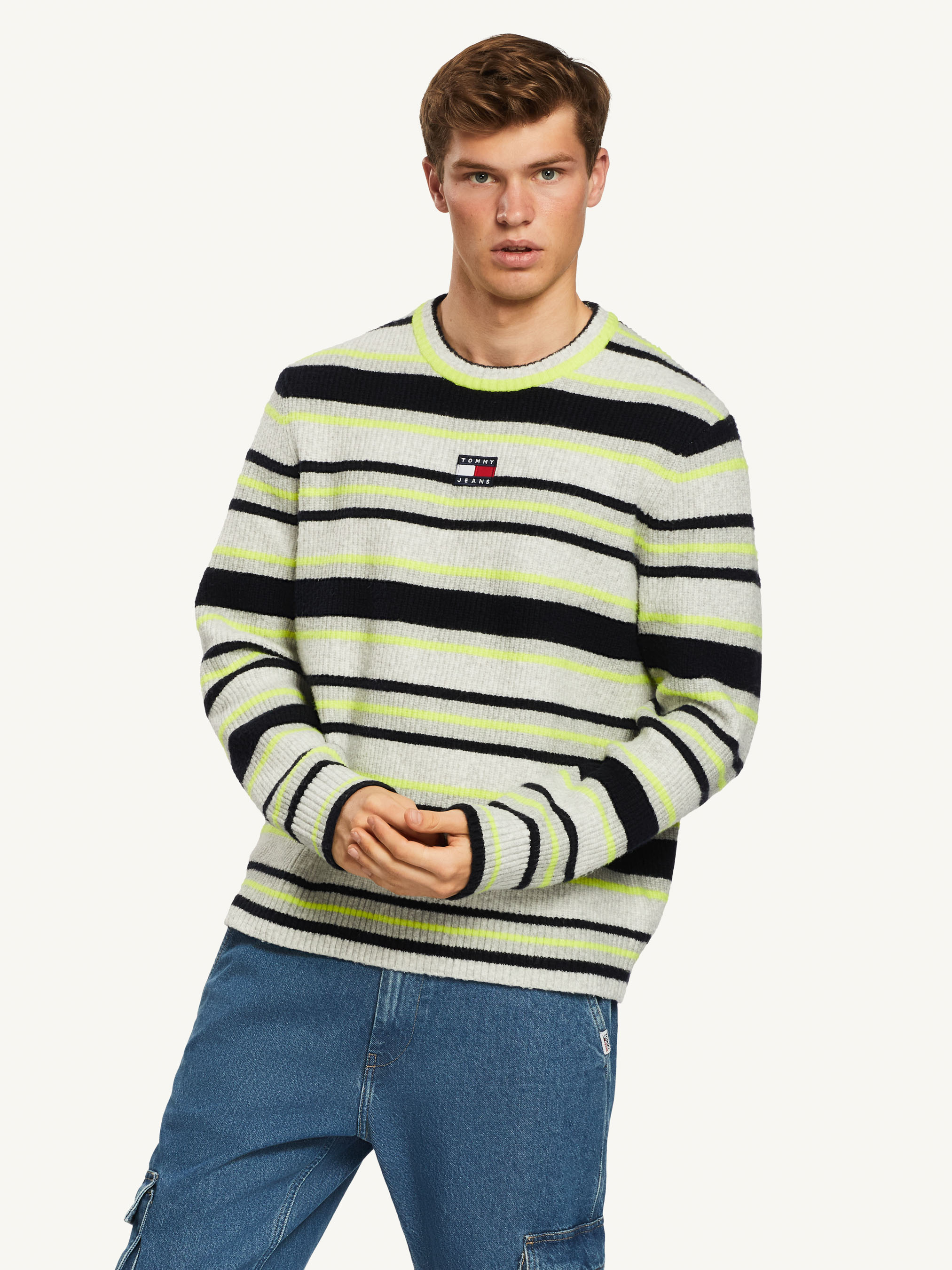 hilfiger striped sweater