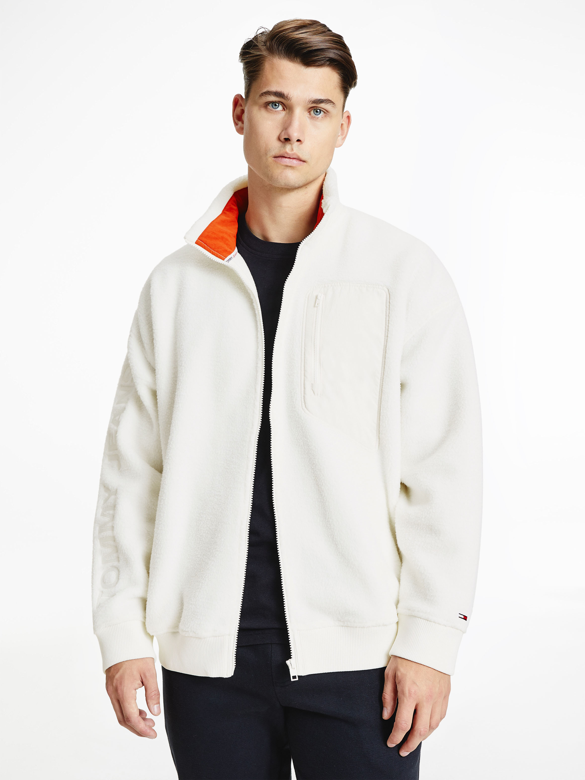 tommy fleece jacket