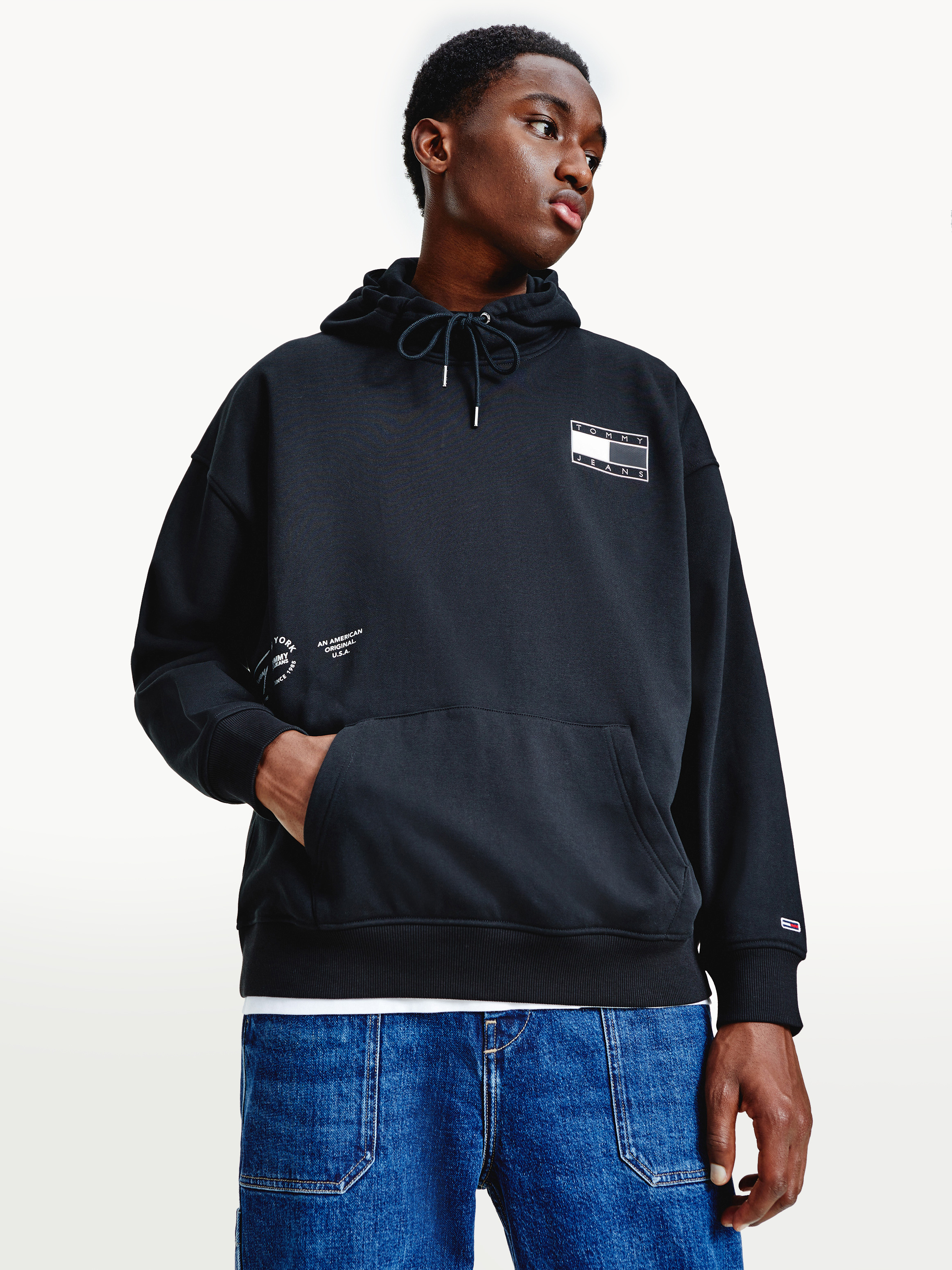 Tommy hilfiger hot sale metallic hoodie