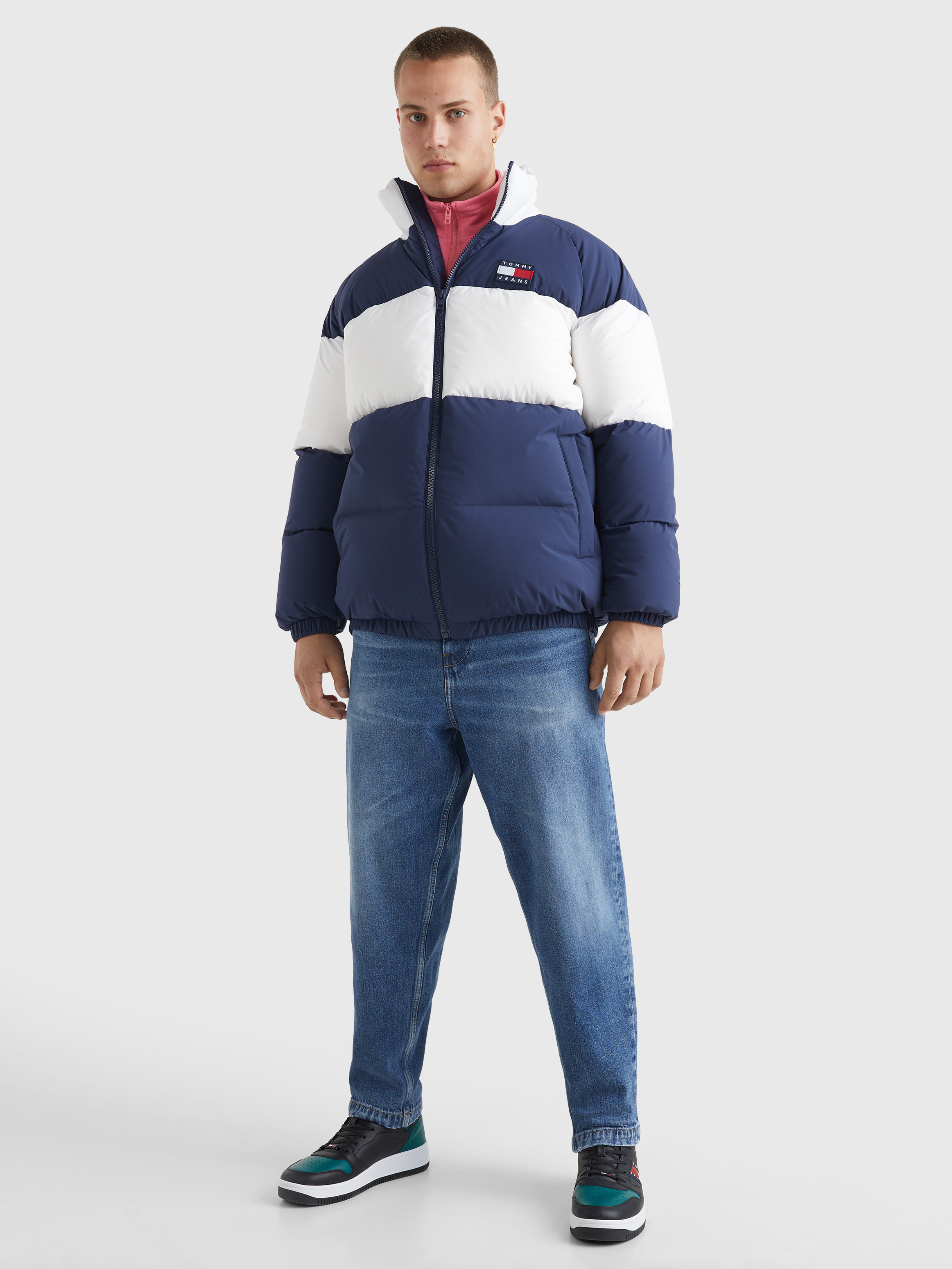 Tommy jeans oversized down sales jacket