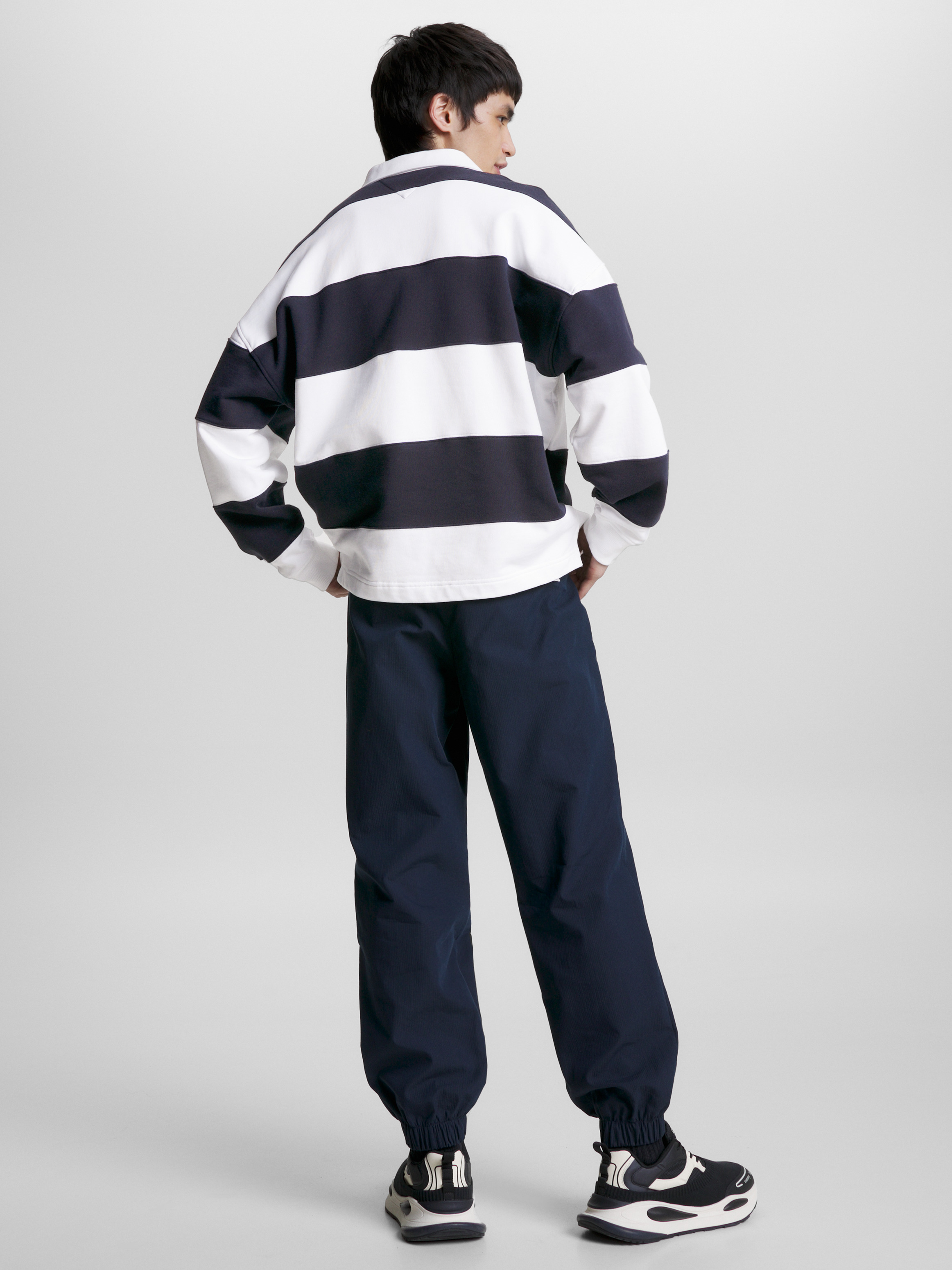 Archive Stripe Relaxed Rugby Shirt | Sweatshirts & Hoodies