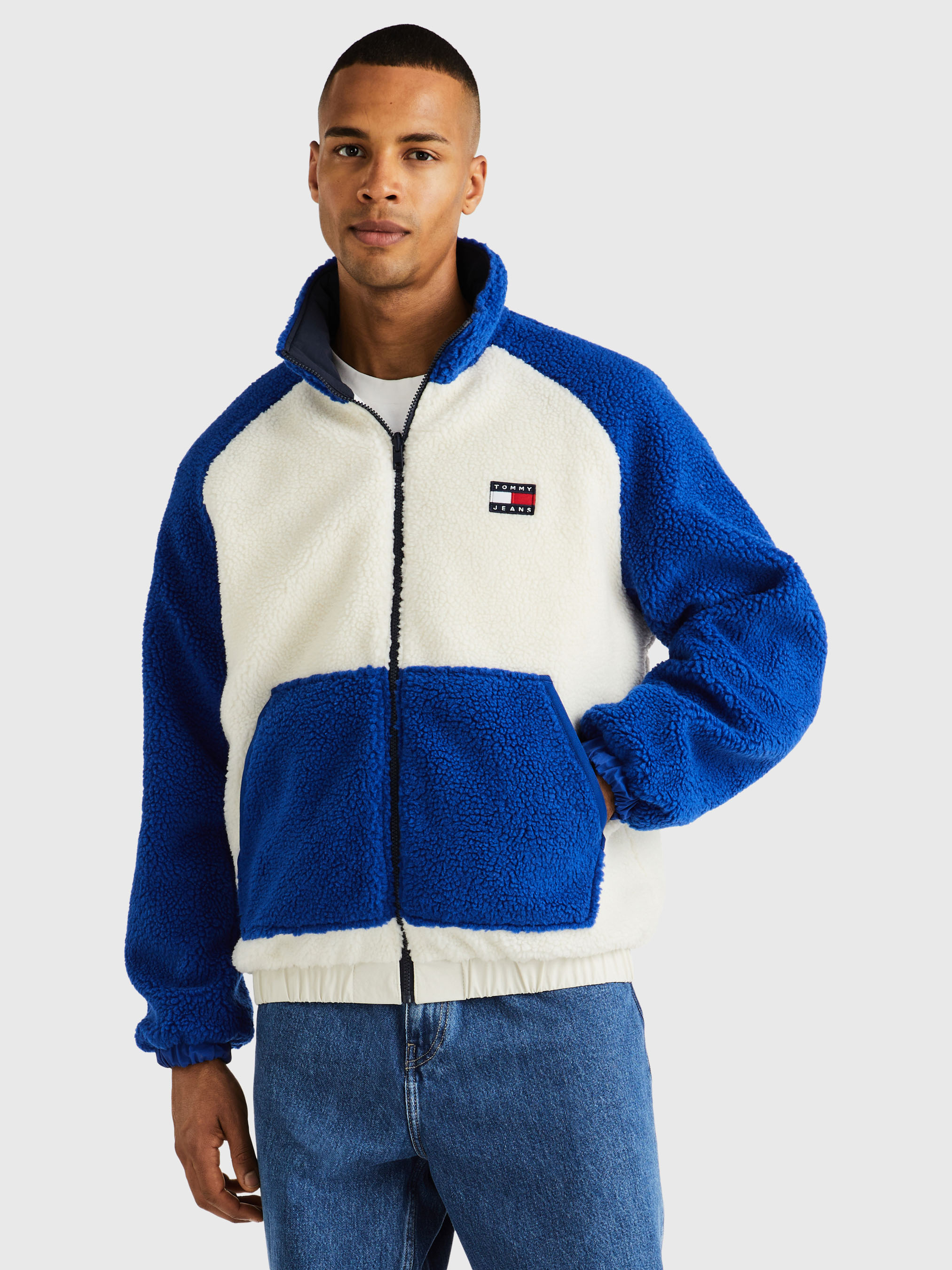 Tommy sherpa jacket sales