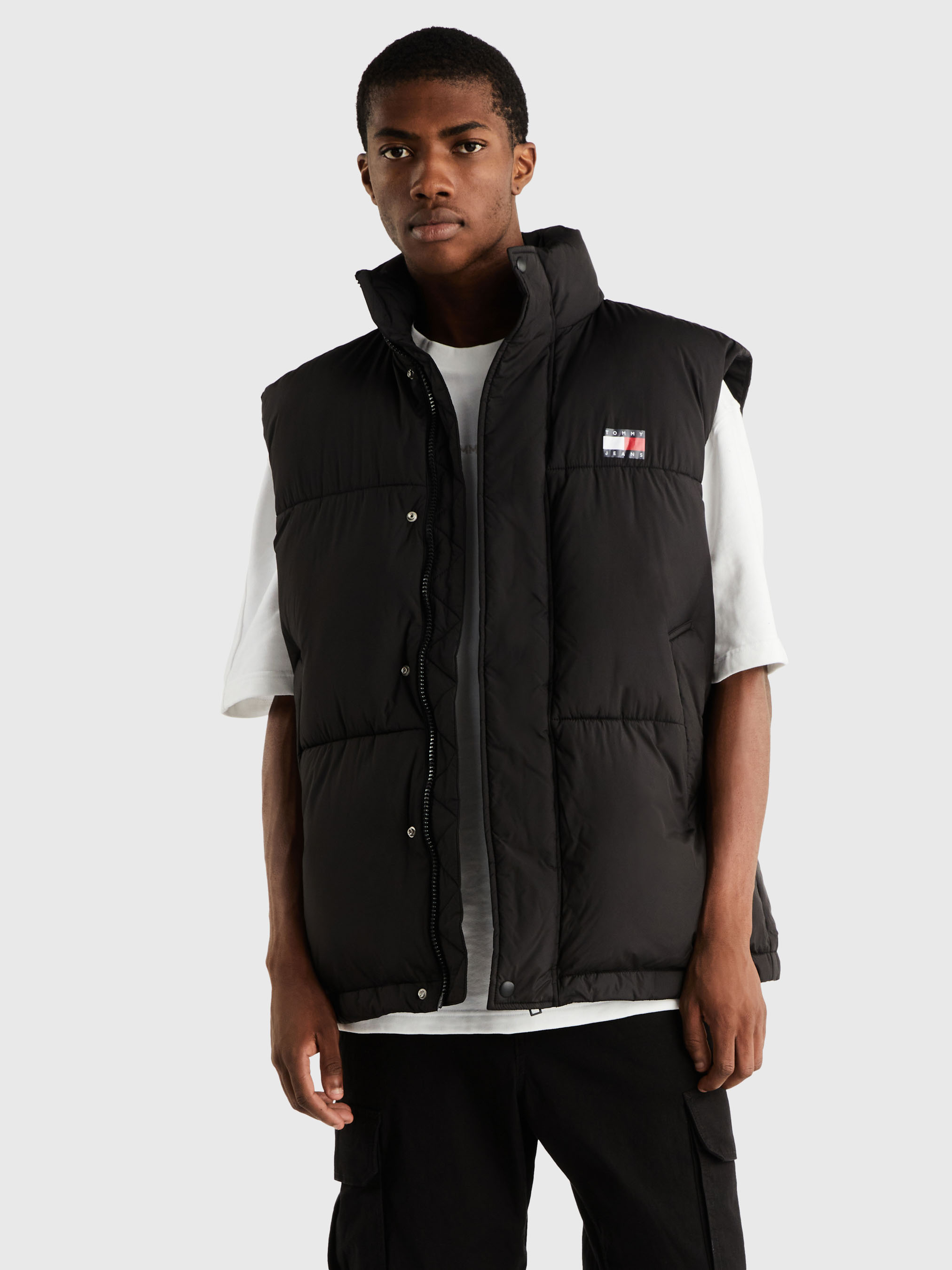 Oversized Puffer Vest Coats Jackets Tommy Jeans