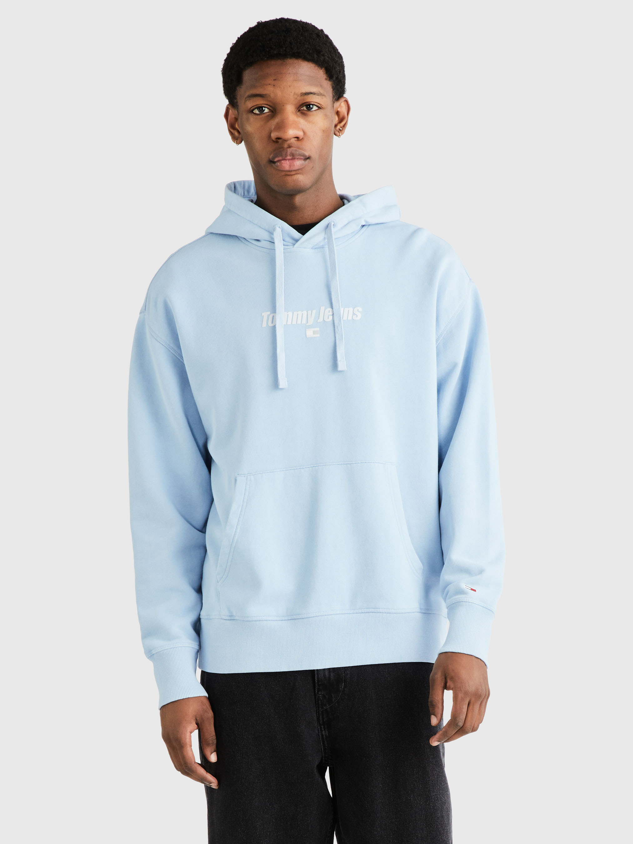 Grey tommy deals jeans hoodie