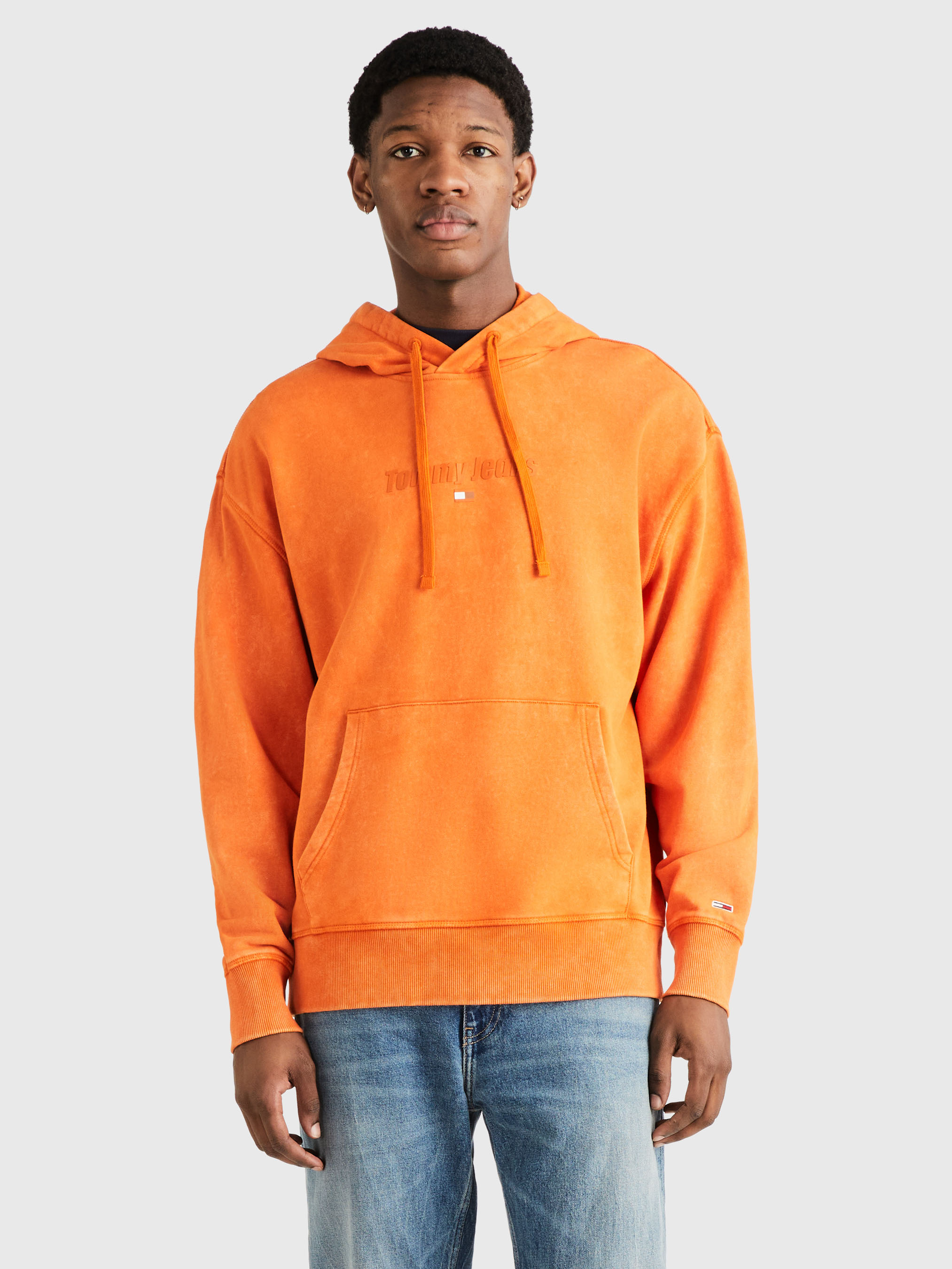 Tommy jeans shop orange hoodie