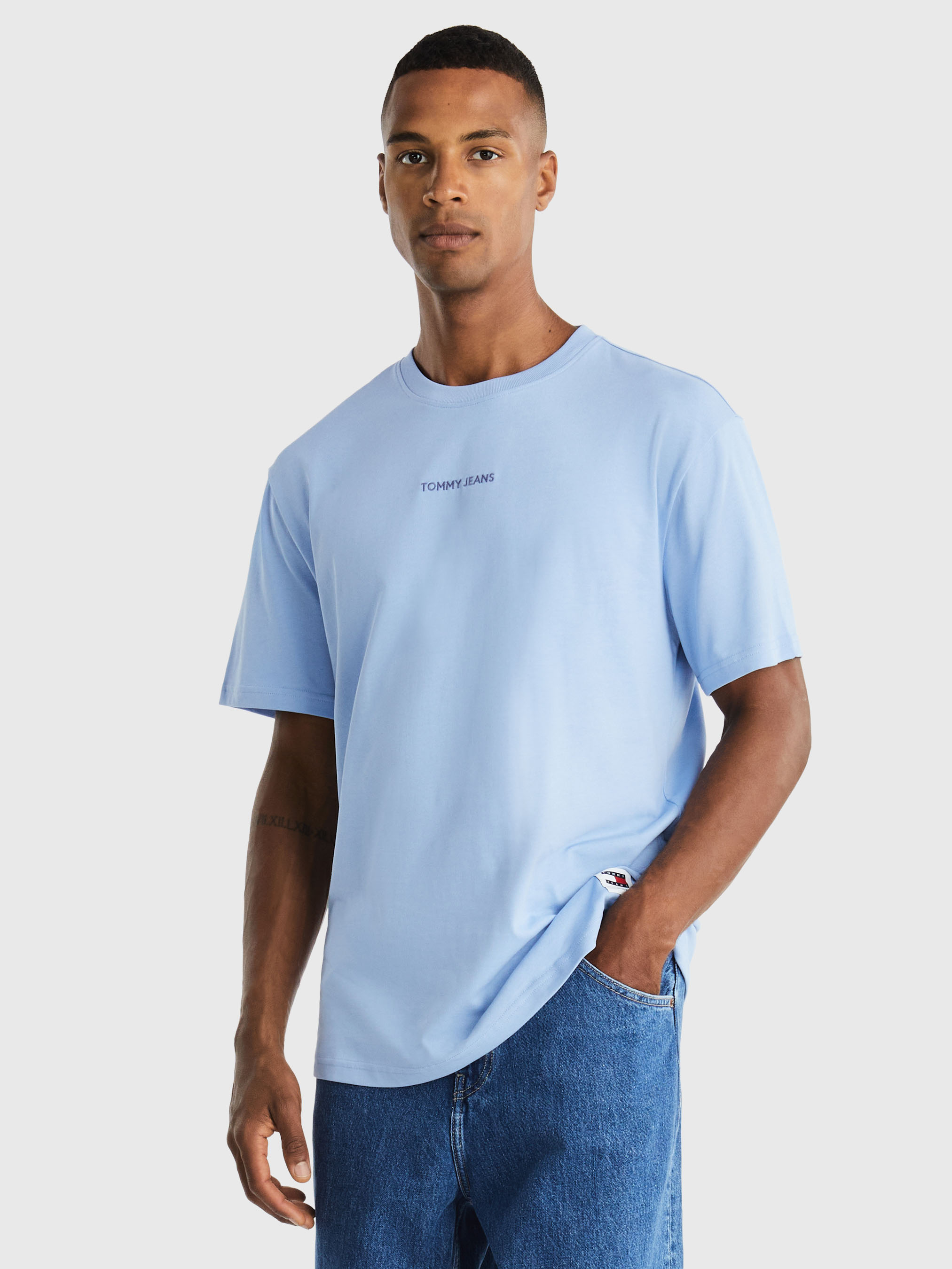 Classics Logo Crew Neck T Shirt T Shirts Tommy Jeans